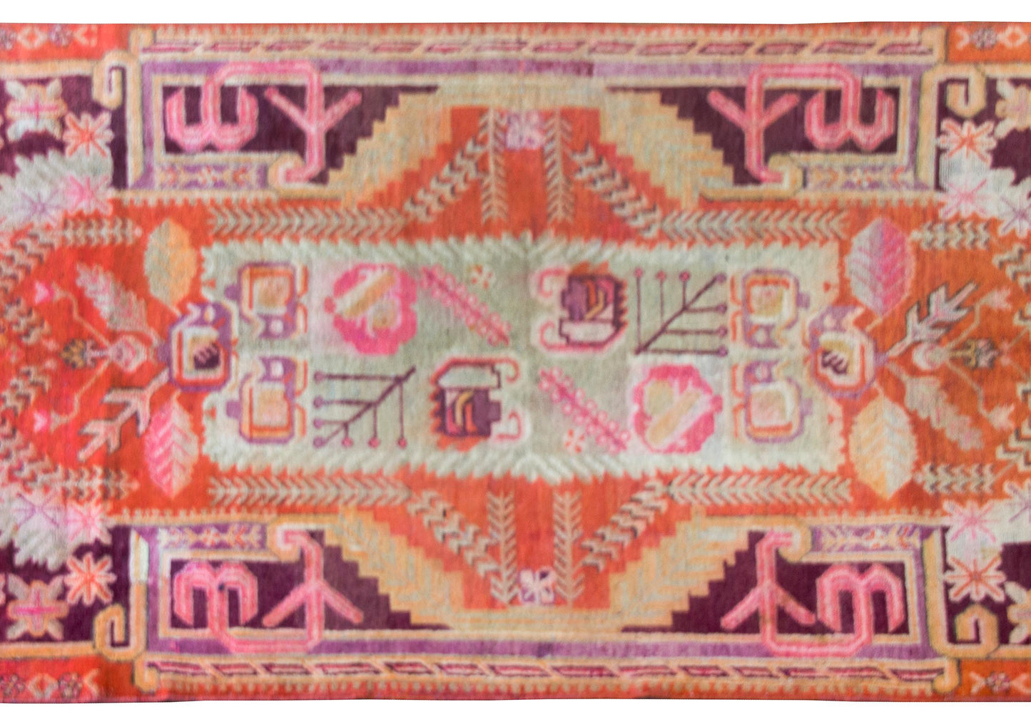 Early 20th Century Central Asian Khotan Rug For Sale