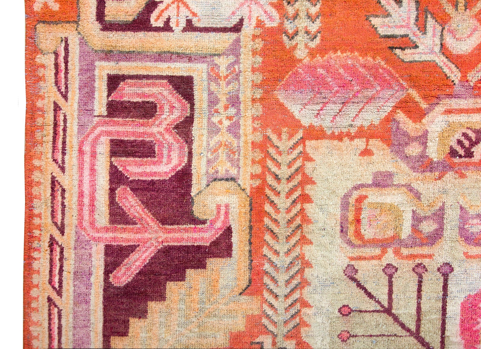 Early 20th Century Central Asian Khotan Rug For Sale