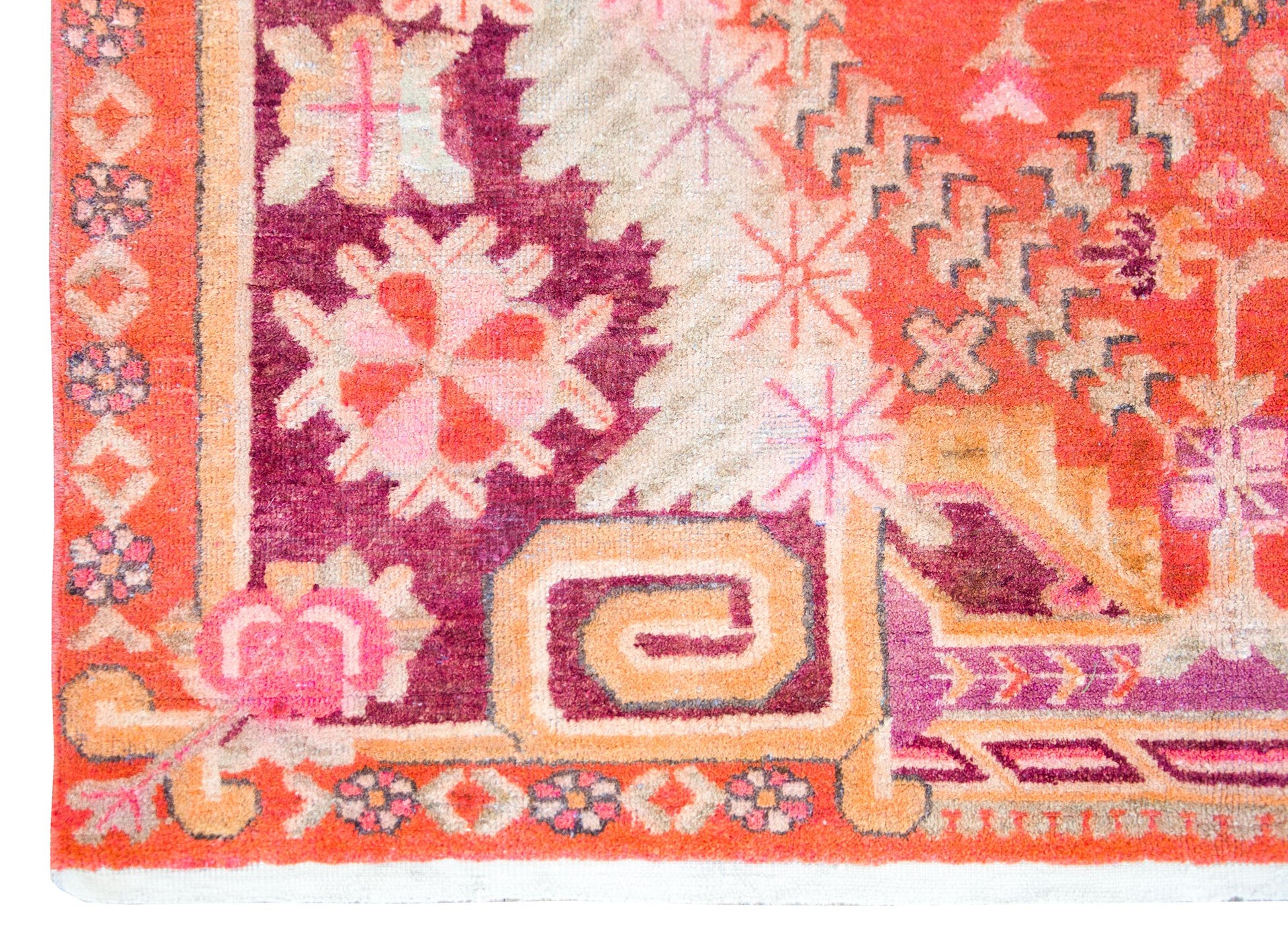 Early 20th Century Central Asian Khotan Rug For Sale