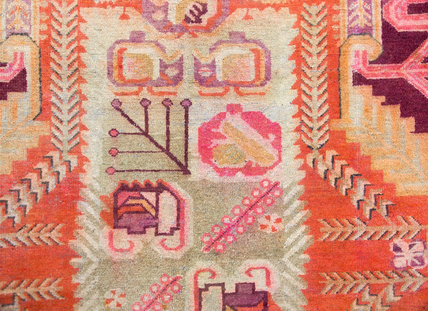 Early 20th Century Central Asian Khotan Rug For Sale