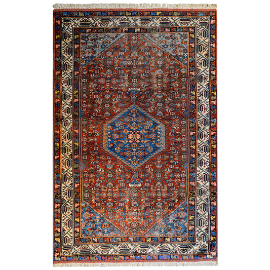 Gorgeous Early 20th Century Bidjar Herati Rug For Sale