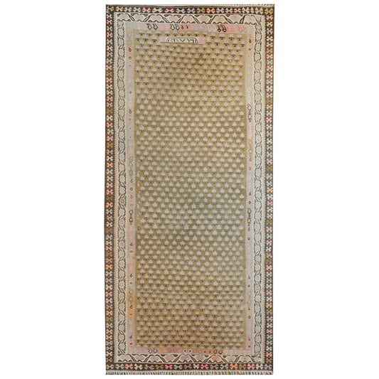 Extraordinary Vintage Kurdish Kilim Runner For Sale
