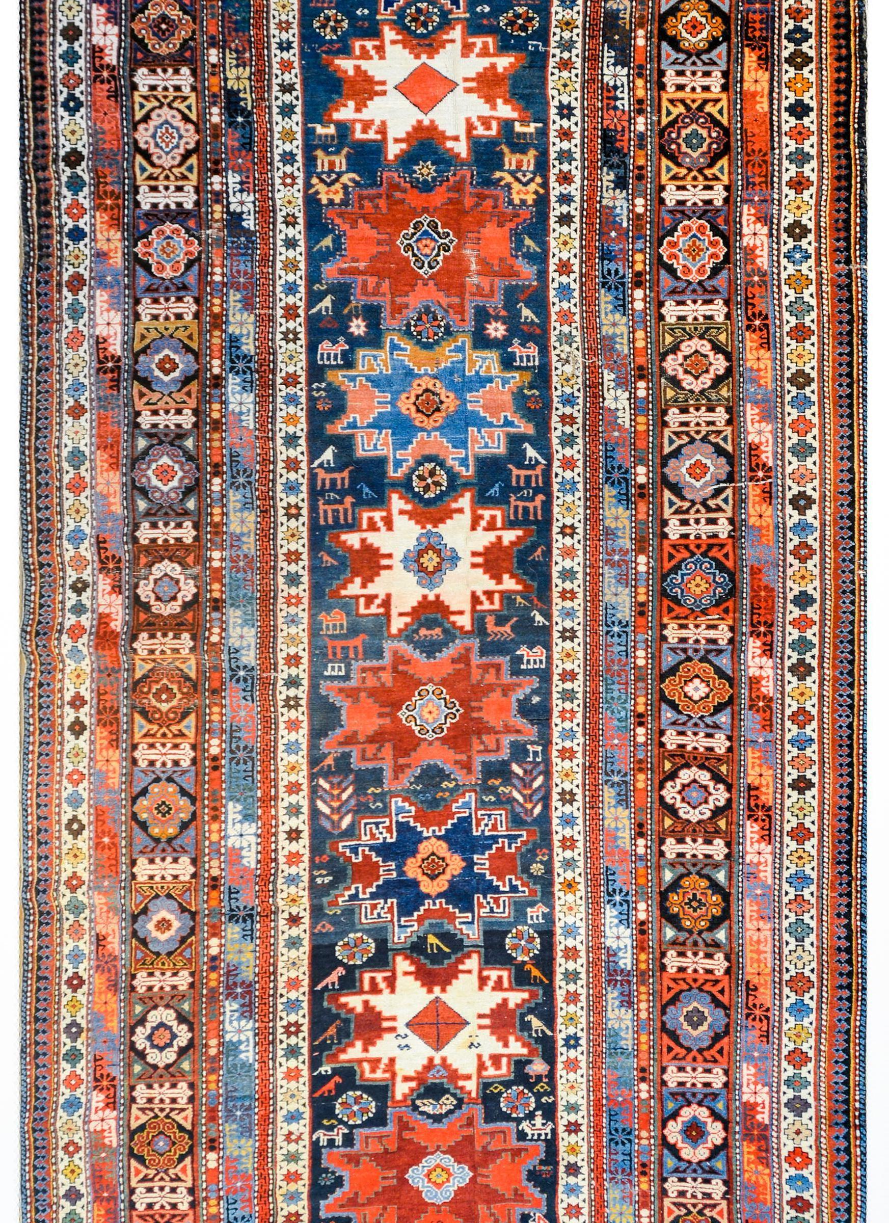 Amazing Early 20th Century Shirvan Runner For Sale