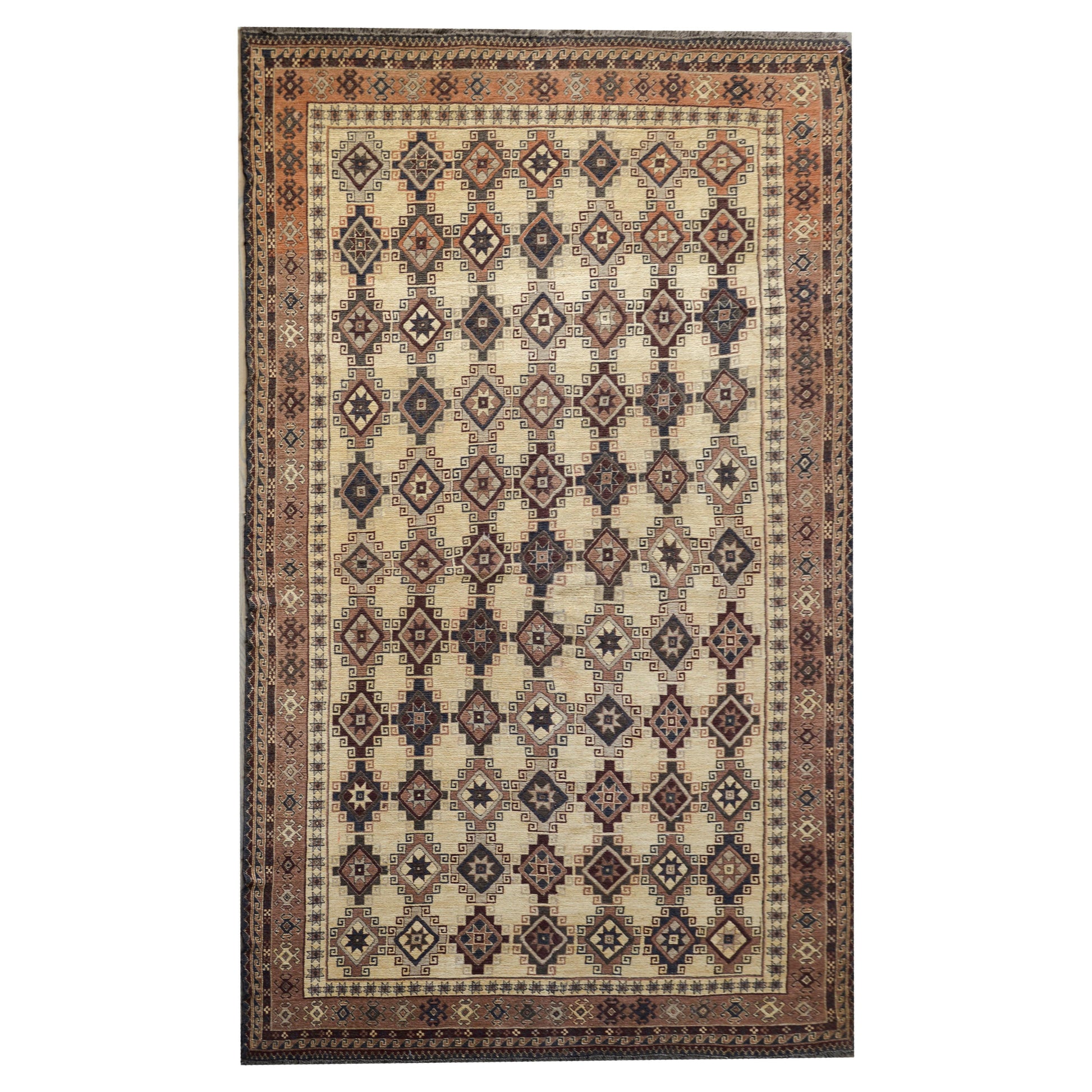Vintage Afghani Sumack Rug For Sale