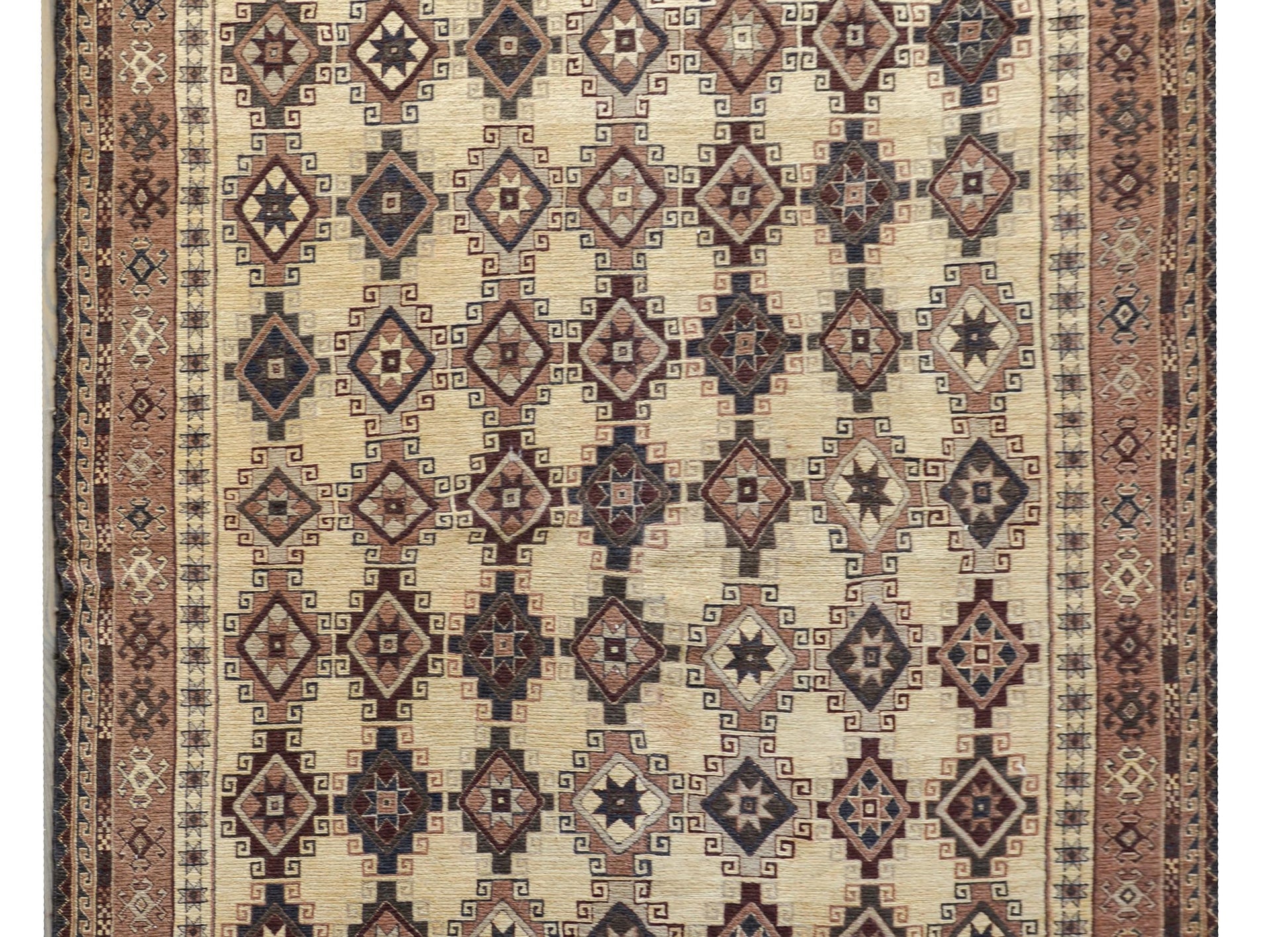 Vintage Afghani Sumack Rug For Sale