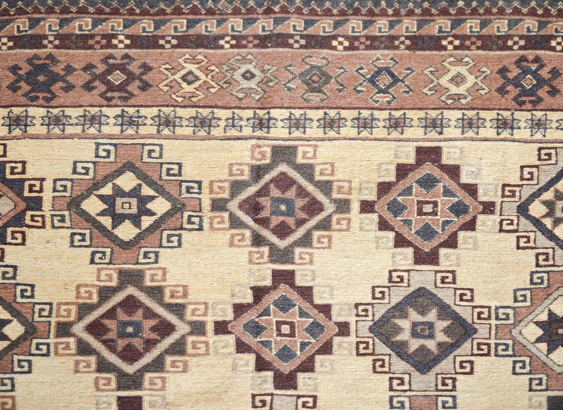 Vintage Afghani Sumack Rug For Sale