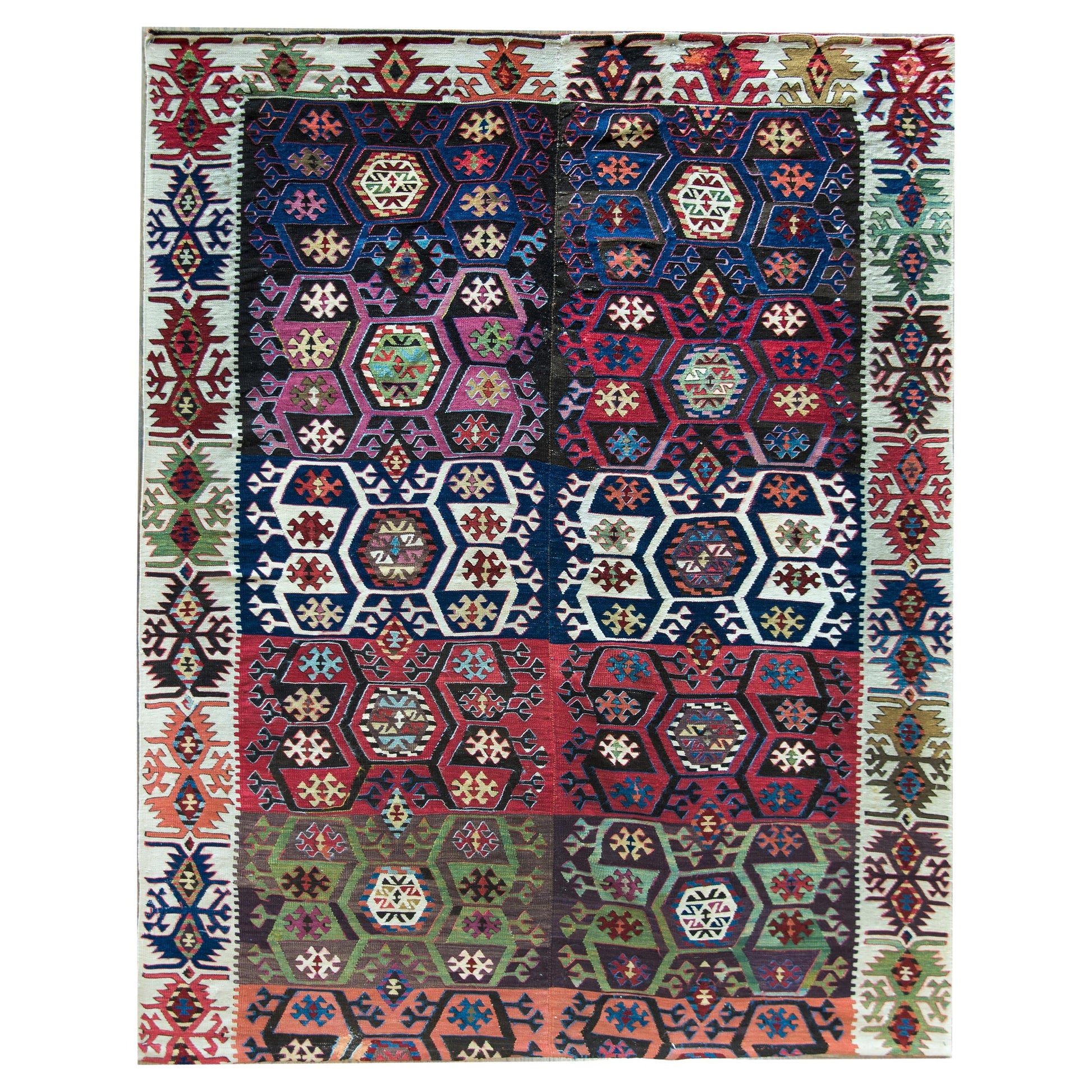 Early 20th Century, Anatolian Turkish Kilim For Sale