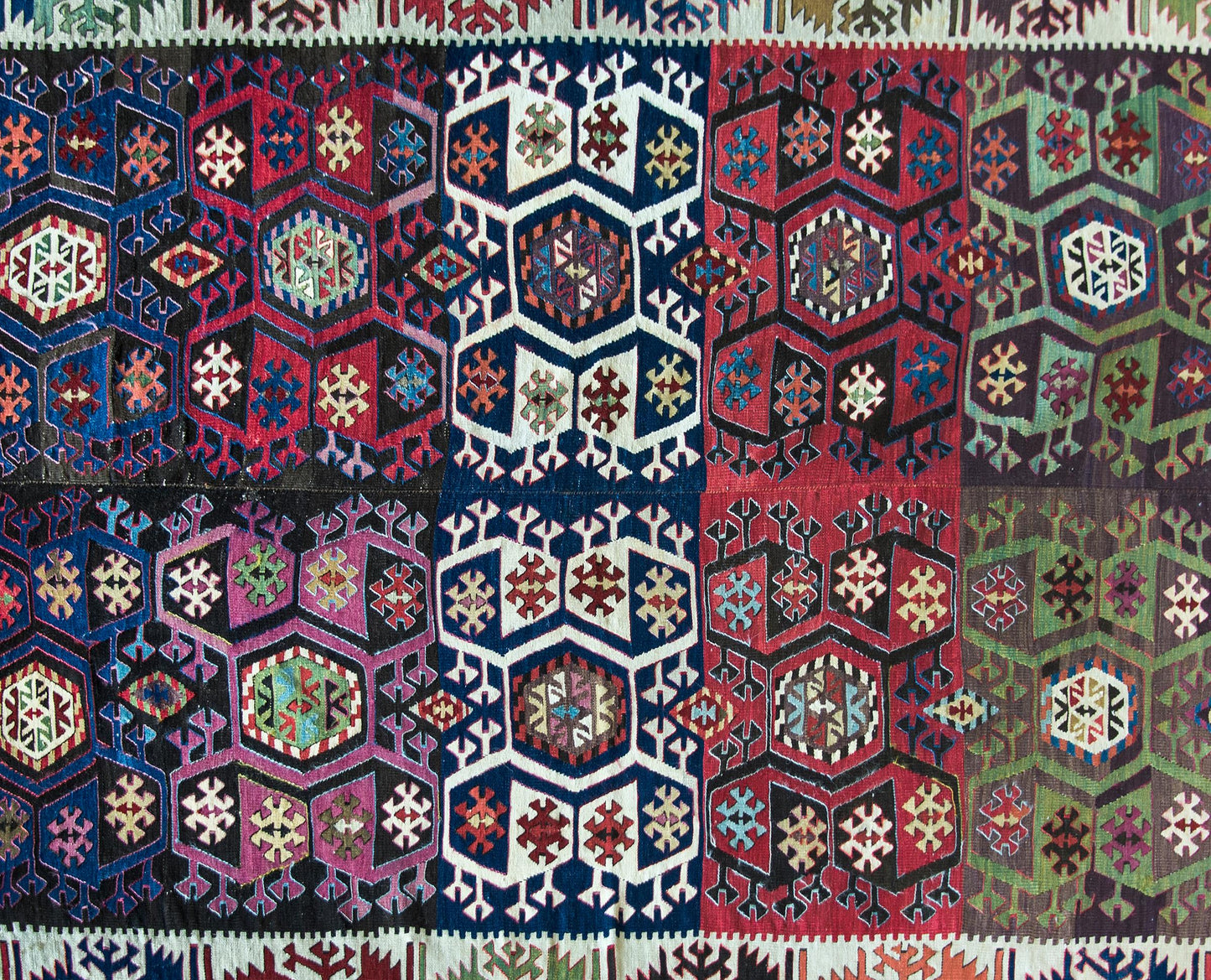 Early 20th Century, Anatolian Turkish Kilim For Sale