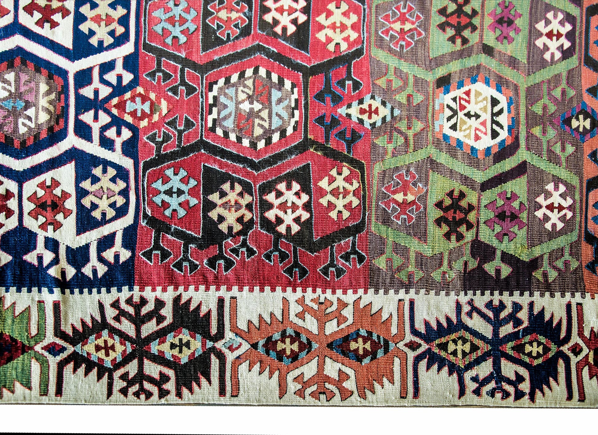 Early 20th Century, Anatolian Turkish Kilim For Sale