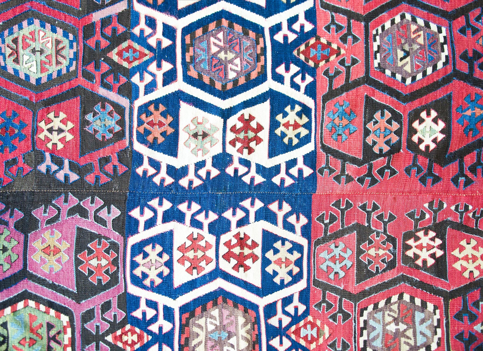 Early 20th Century, Anatolian Turkish Kilim For Sale