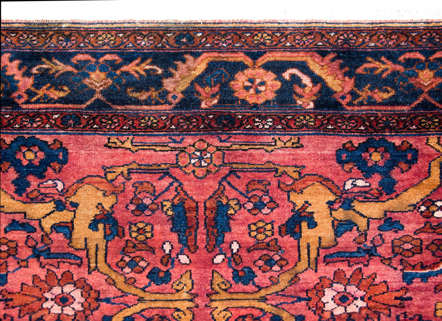 Early 20th Century Persian Lilihan Rug For Sale