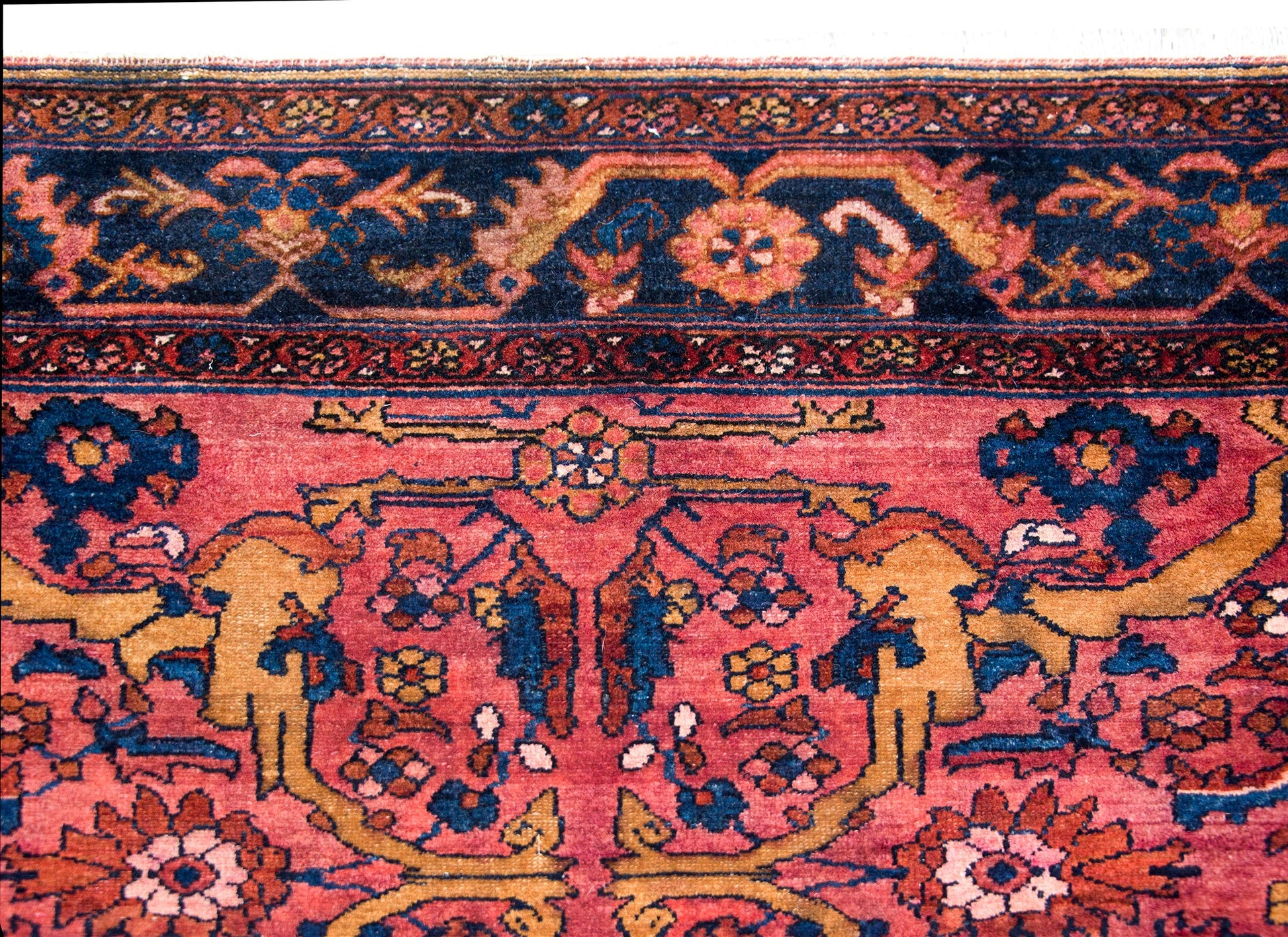 Early 20th Century Persian Lilihan Rug For Sale
