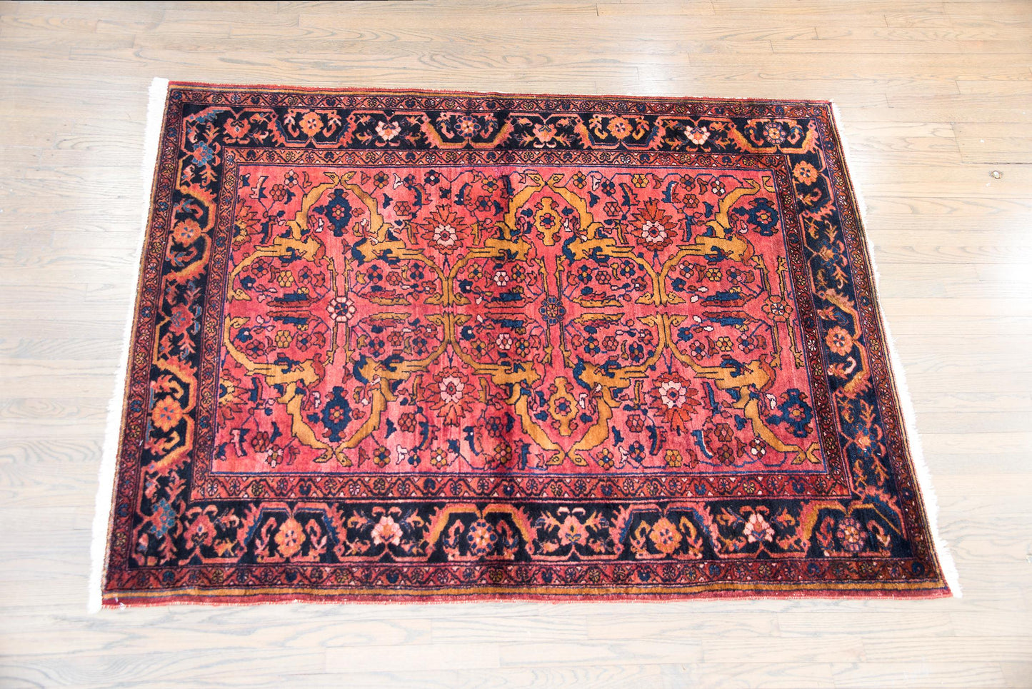 Early 20th Century Persian Lilihan Rug For Sale