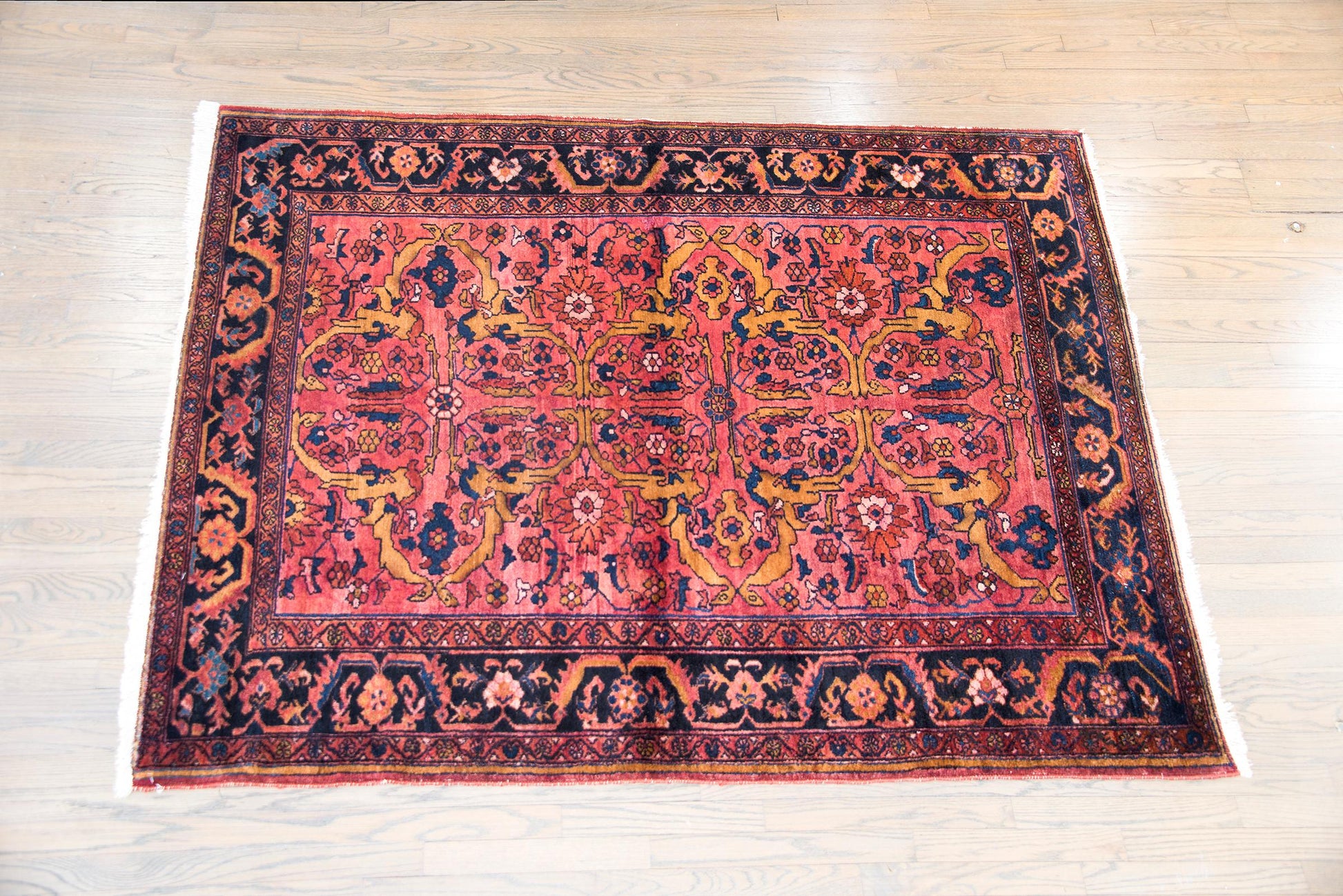 Early 20th Century Persian Lilihan Rug For Sale