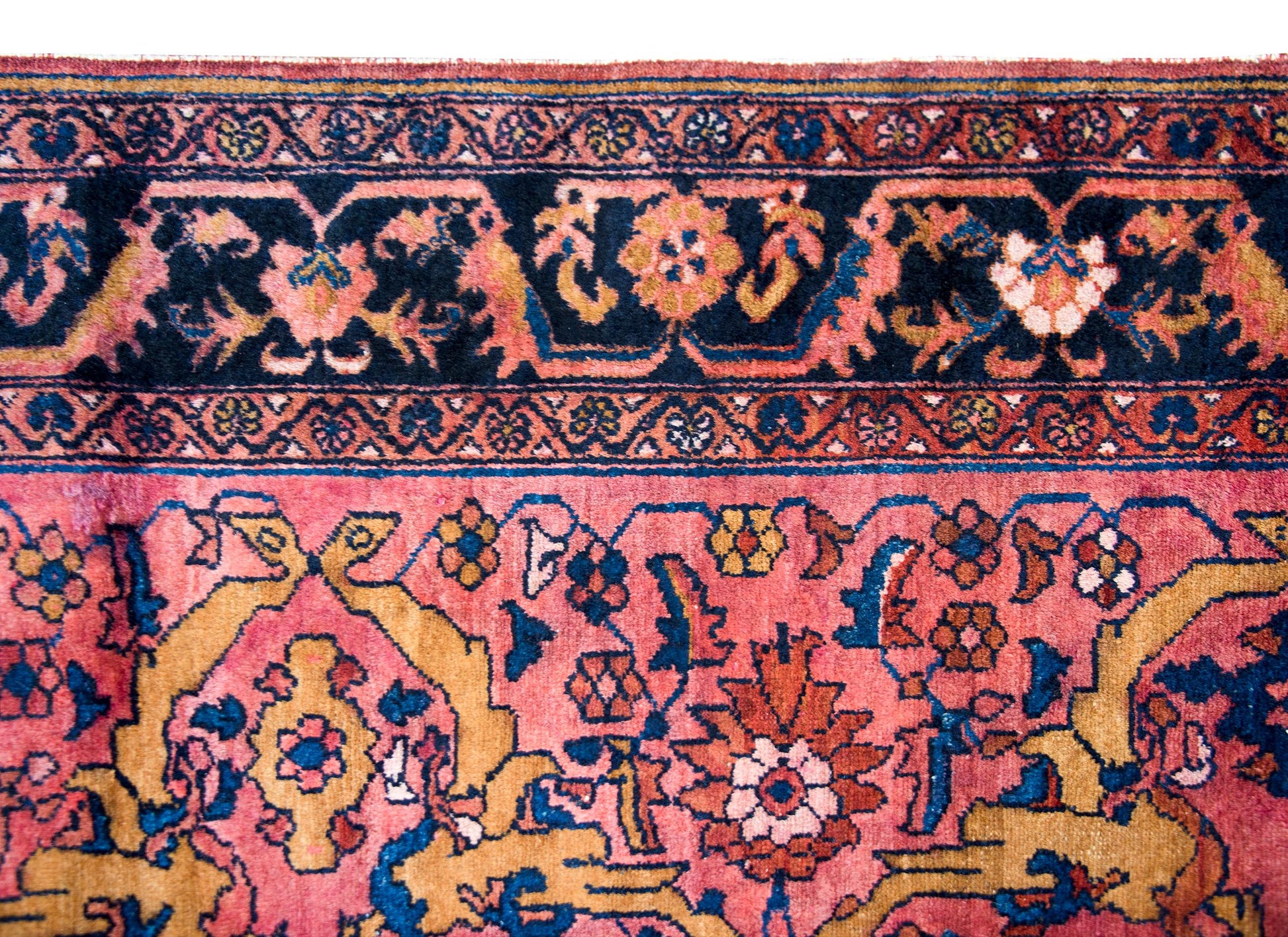 Early 20th Century Persian Lilihan Rug For Sale