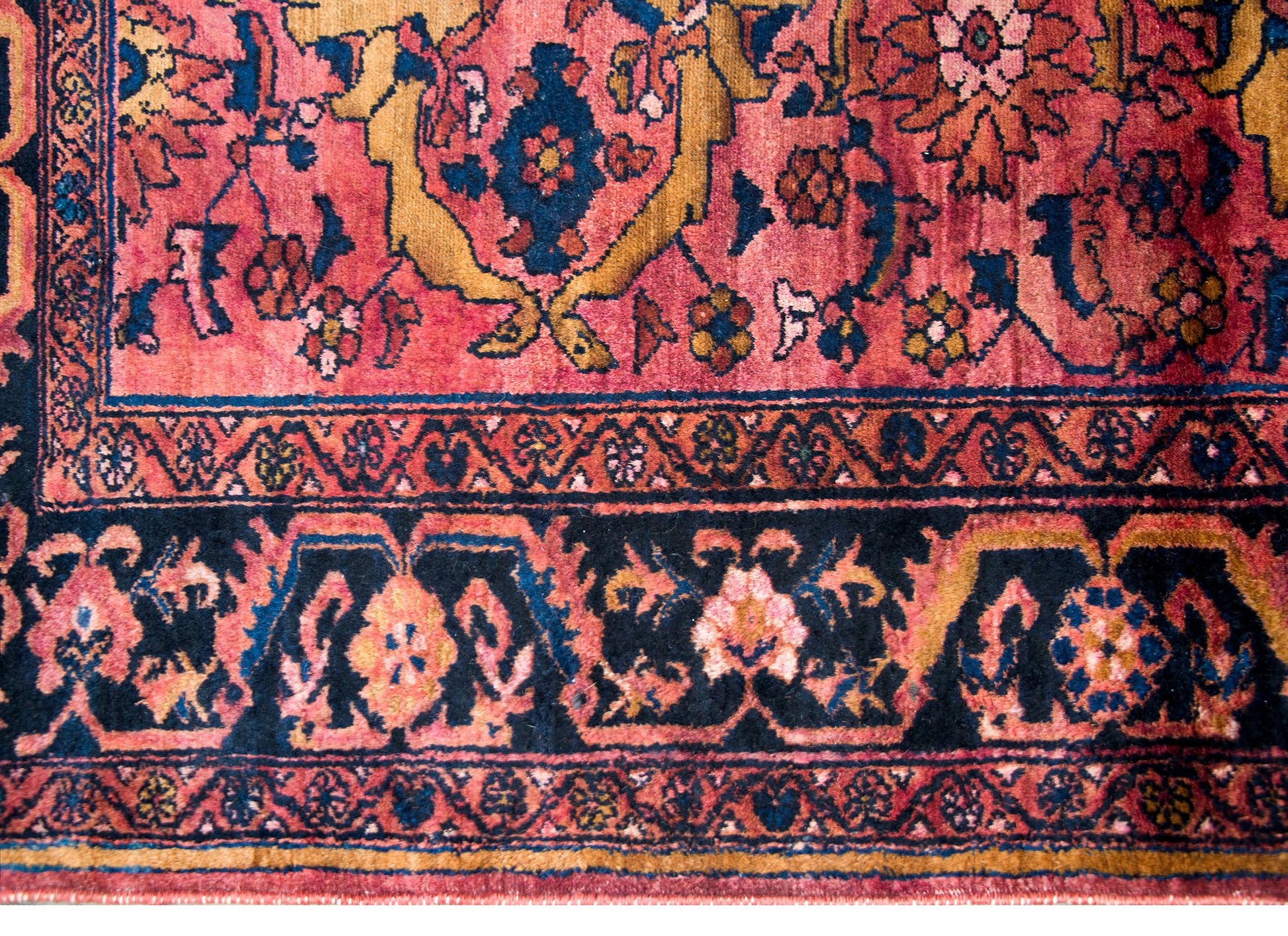 Early 20th Century Persian Lilihan Rug For Sale