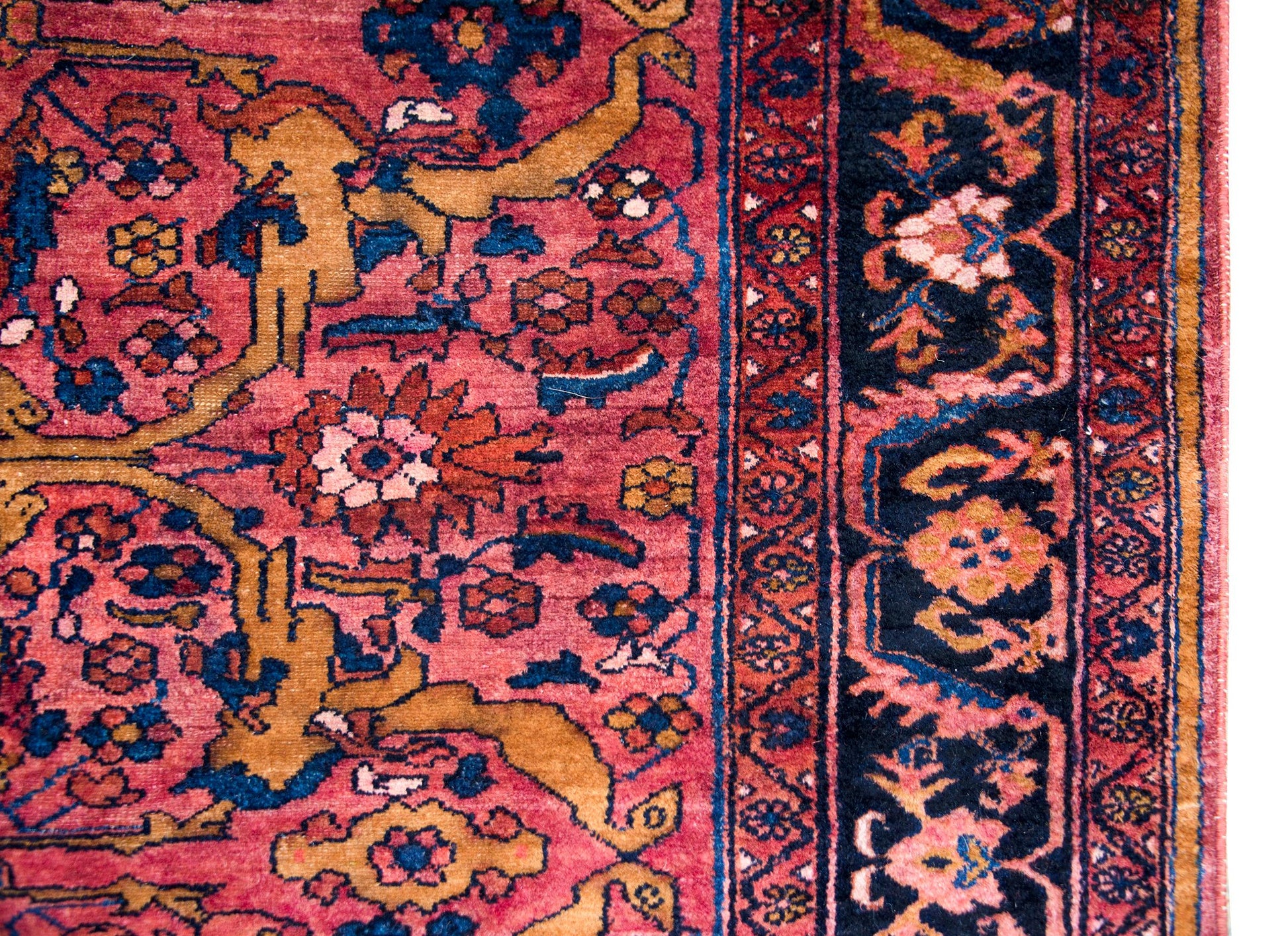 Early 20th Century Persian Lilihan Rug For Sale