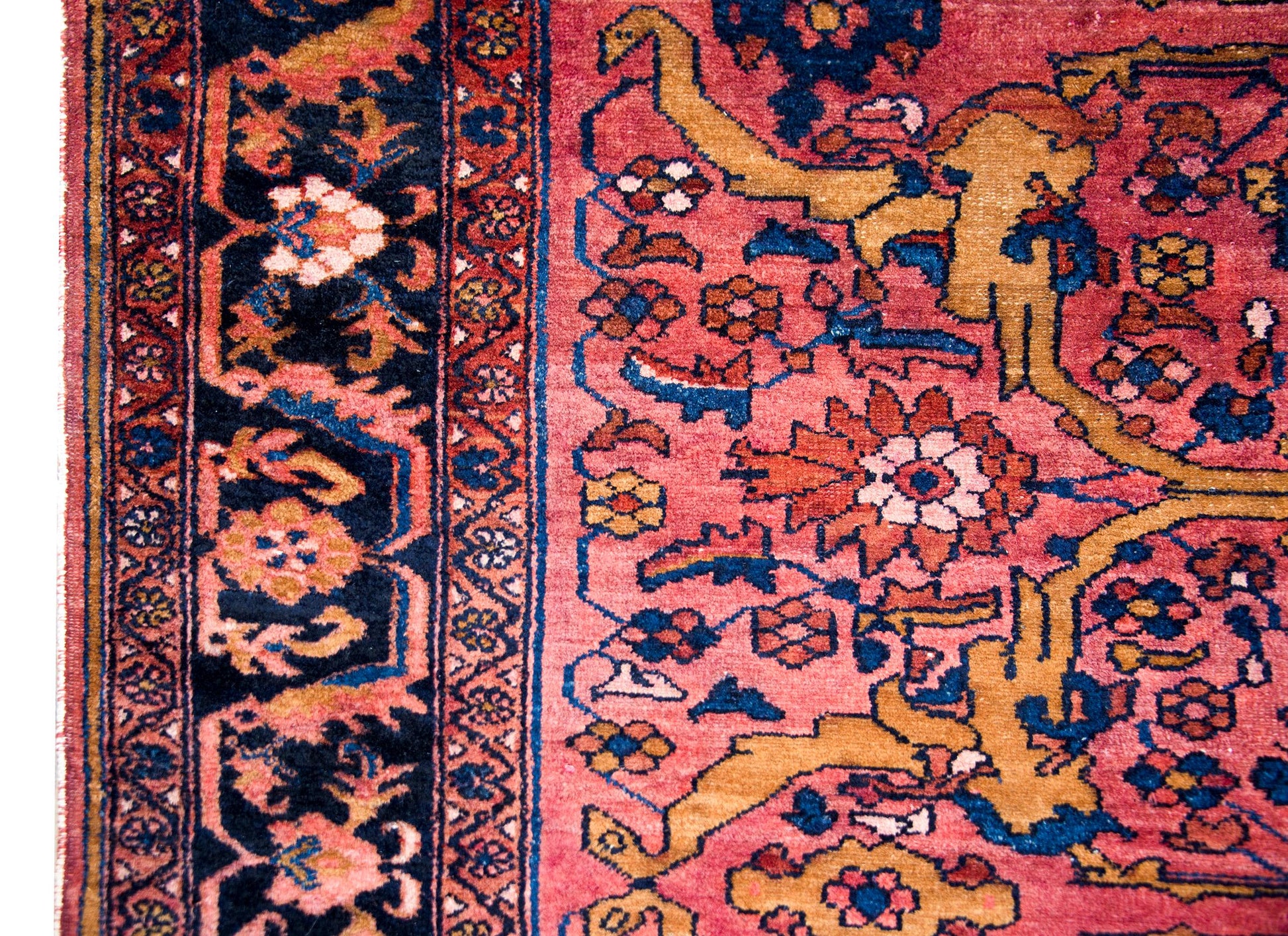 Early 20th Century Persian Lilihan Rug For Sale