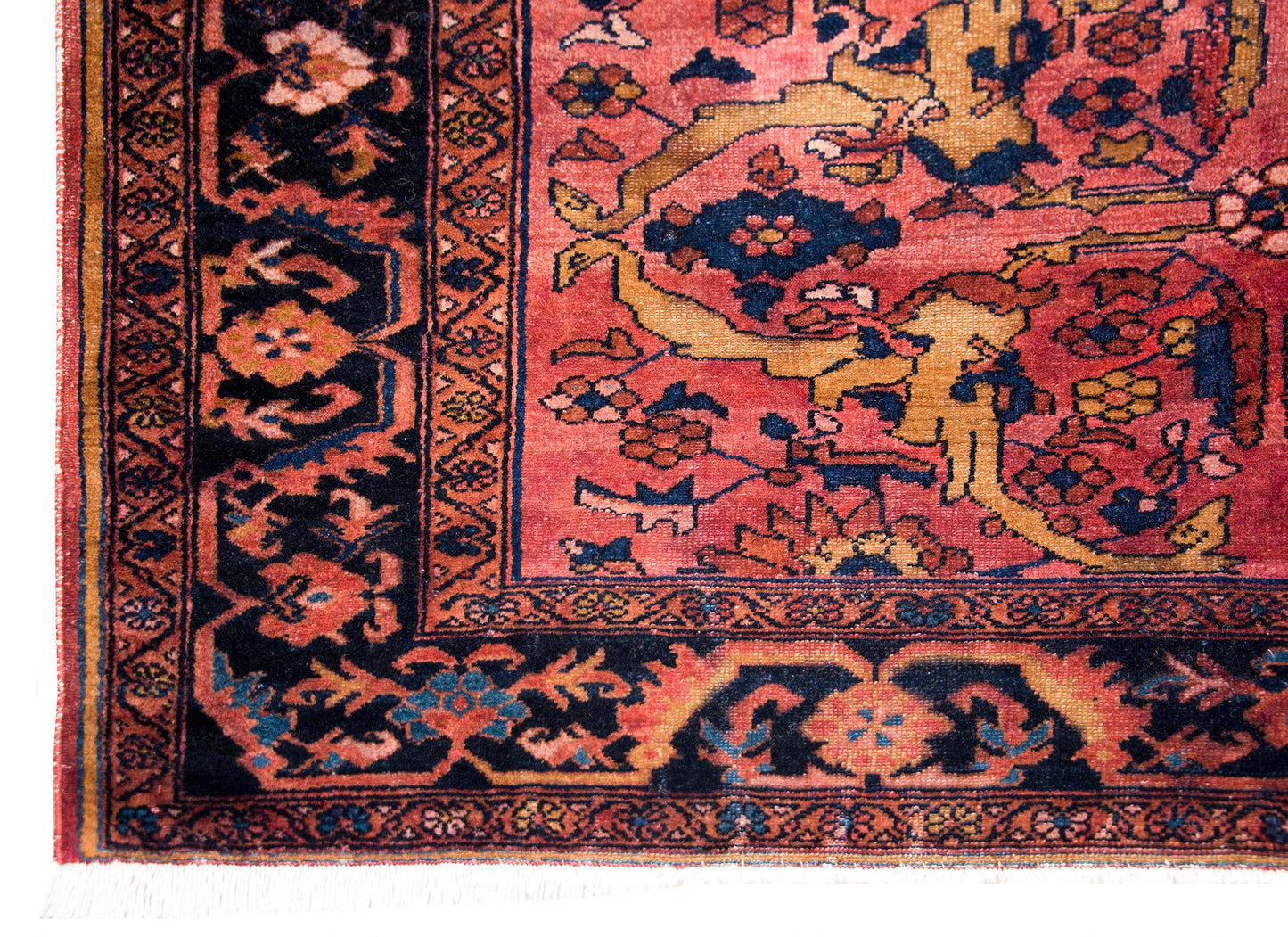 Early 20th Century Persian Lilihan Rug For Sale