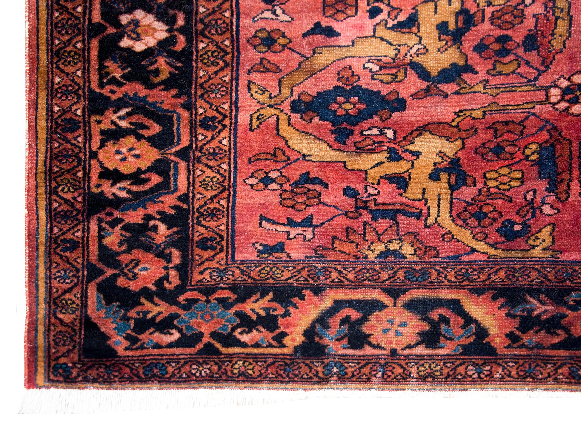Early 20th Century Persian Lilihan Rug For Sale