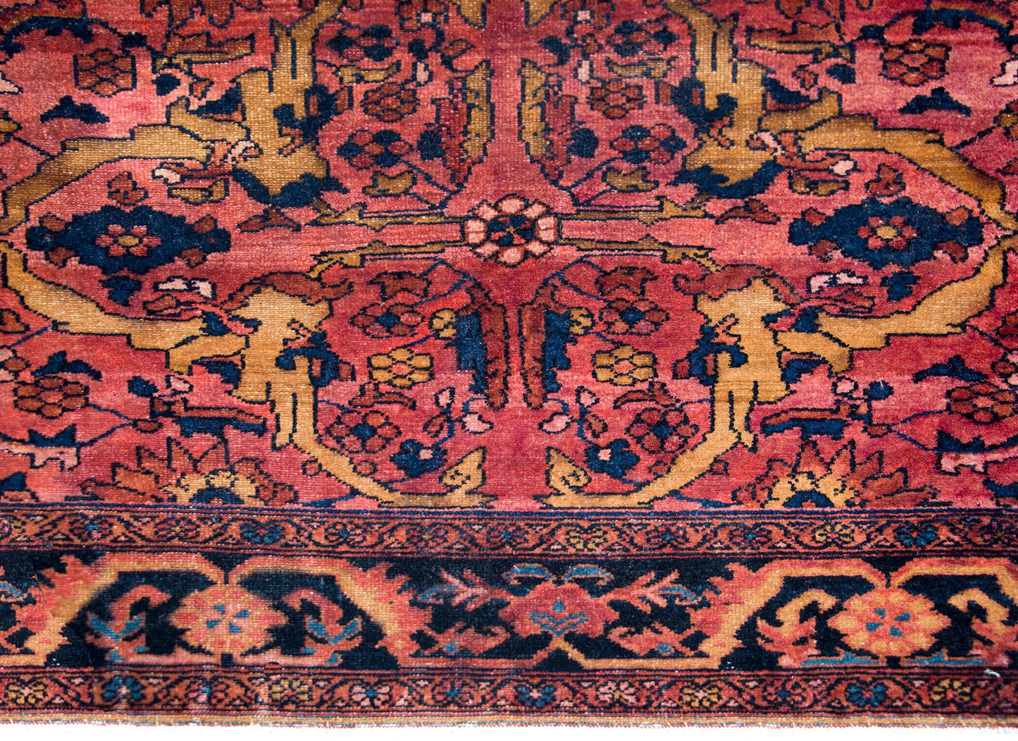 Early 20th Century Persian Lilihan Rug For Sale