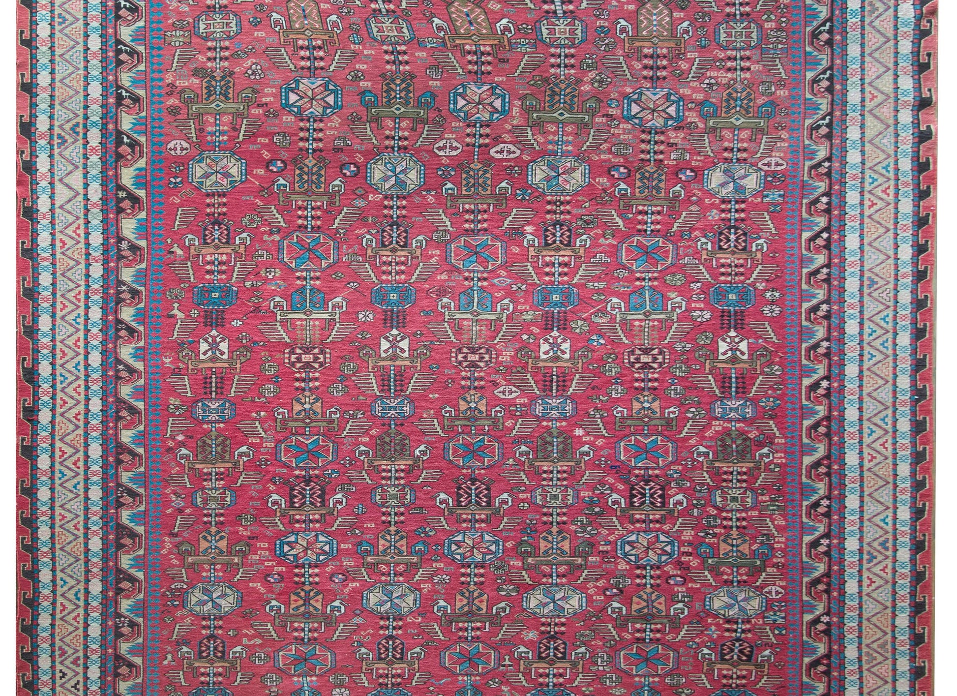 Late 20th Century Azerbaijani Sumac Rug For Sale