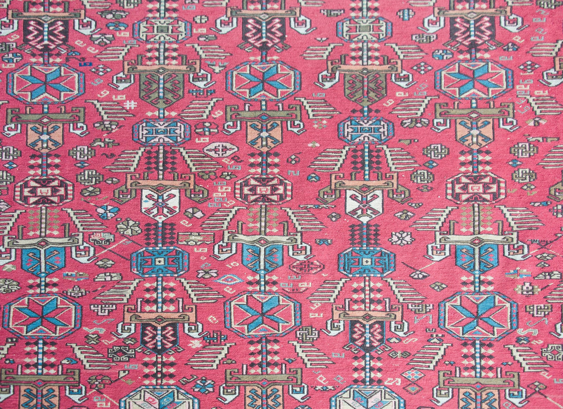 Late 20th Century Azerbaijani Sumac Rug For Sale