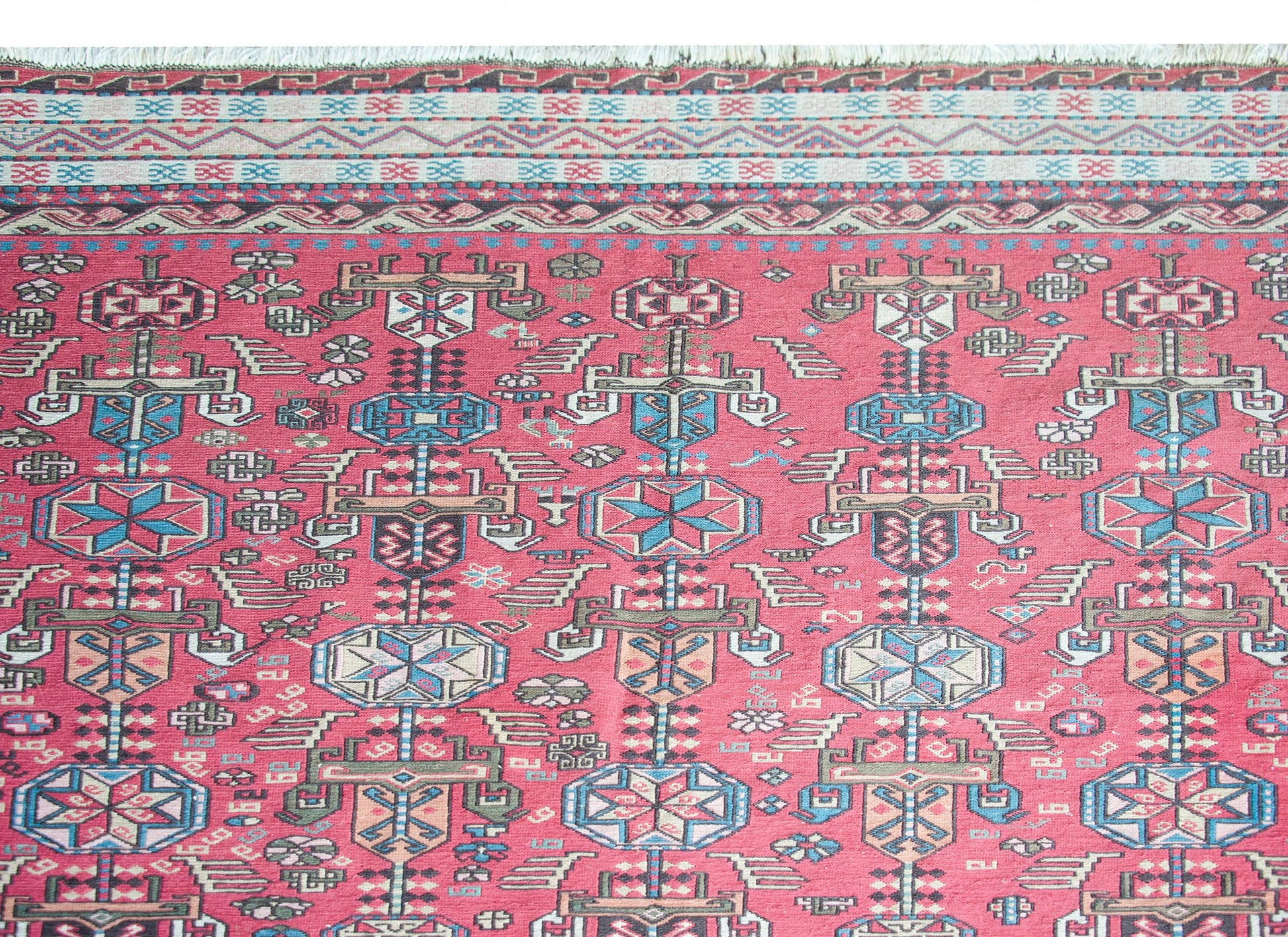 Late 20th Century Azerbaijani Sumac Rug For Sale