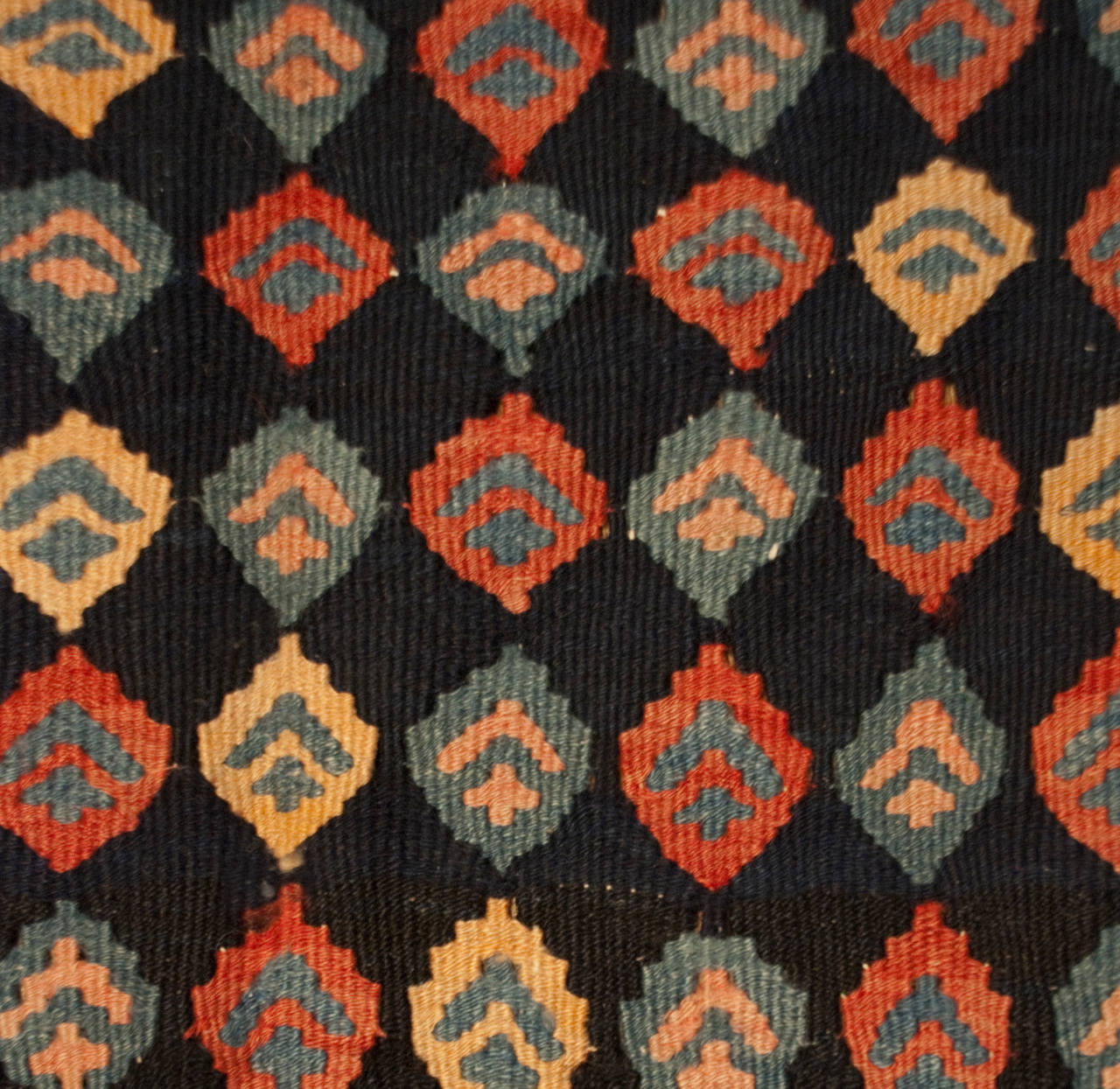 Early 20th Century Harsin Kilim Runner For Sale
