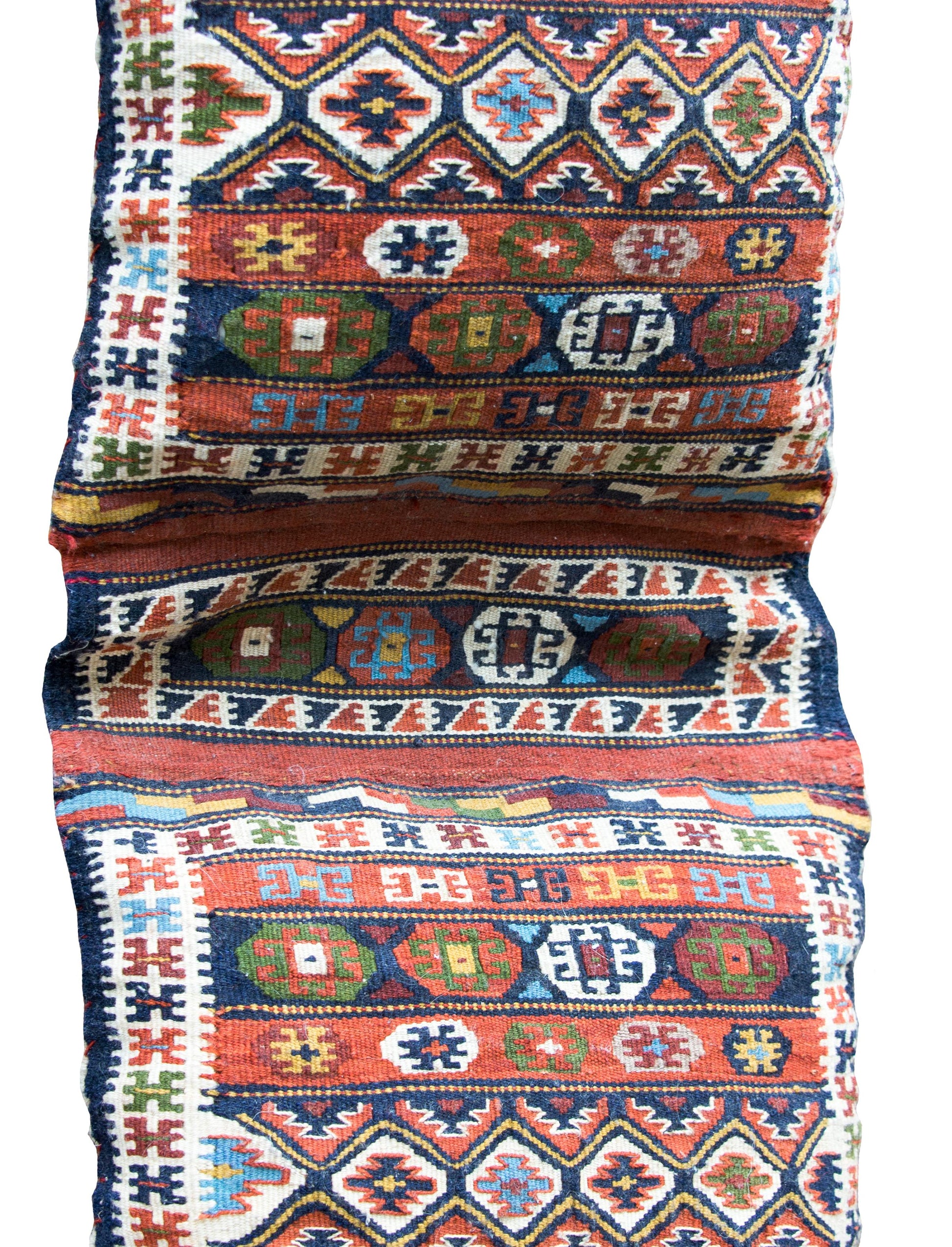 Vintage Persian Saddle Bag Face For Sale