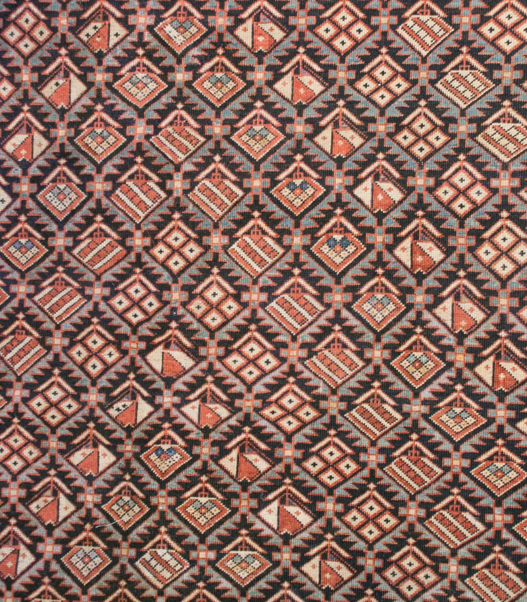 19th Century Shriven Rug For Sale