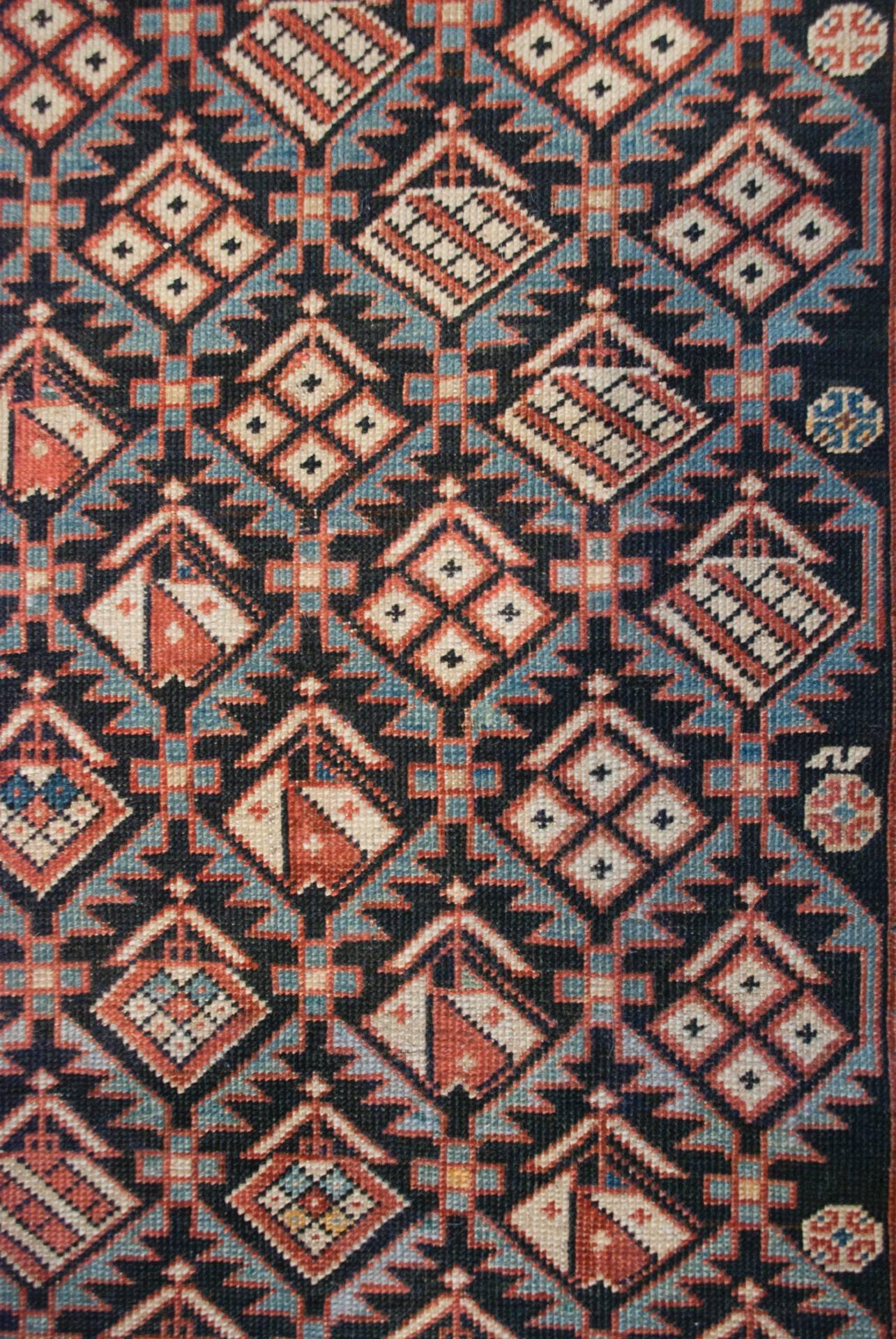 19th Century Shriven Rug For Sale