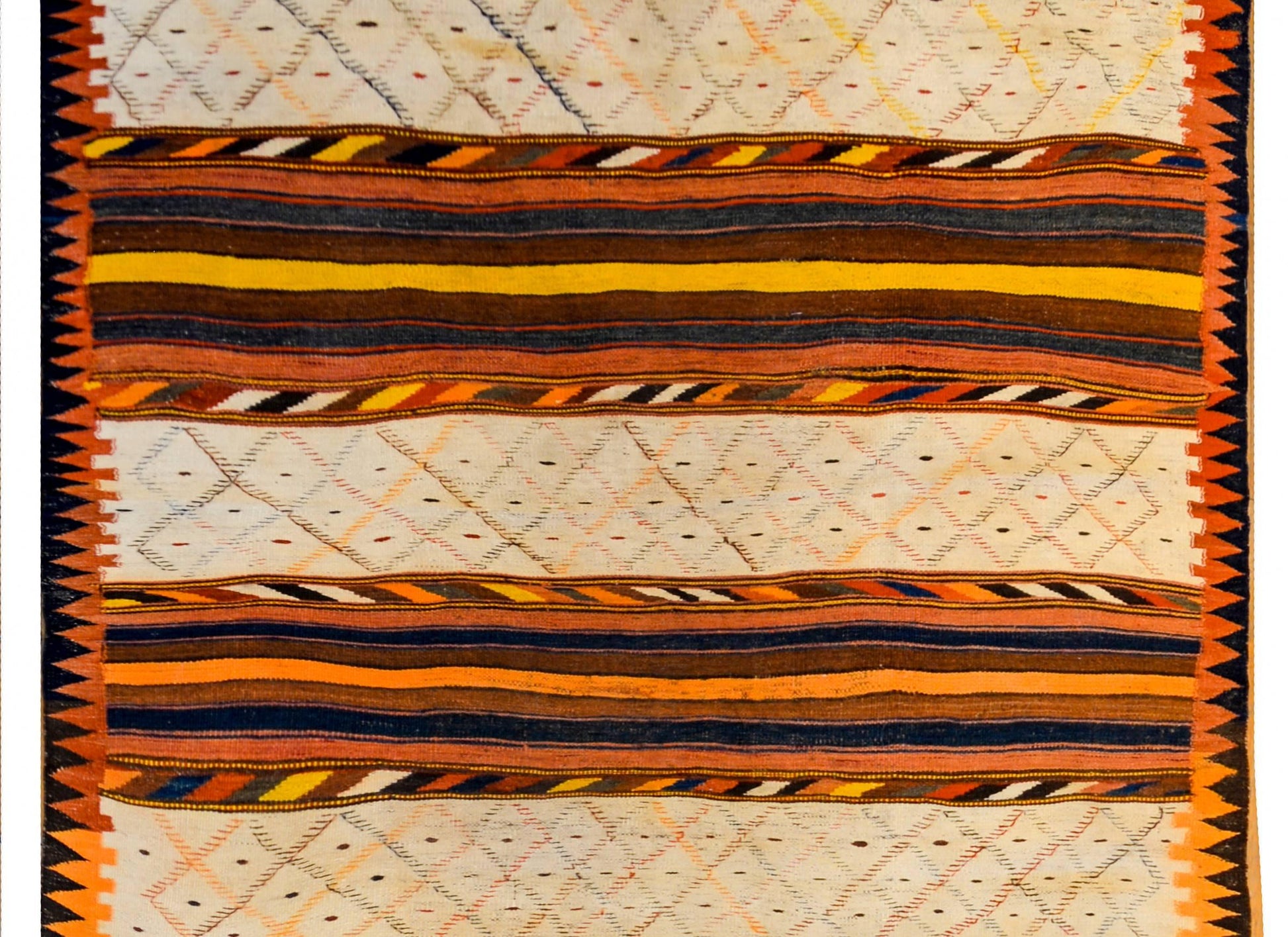 Early 20th Century Zarand Kilim Runner For Sale