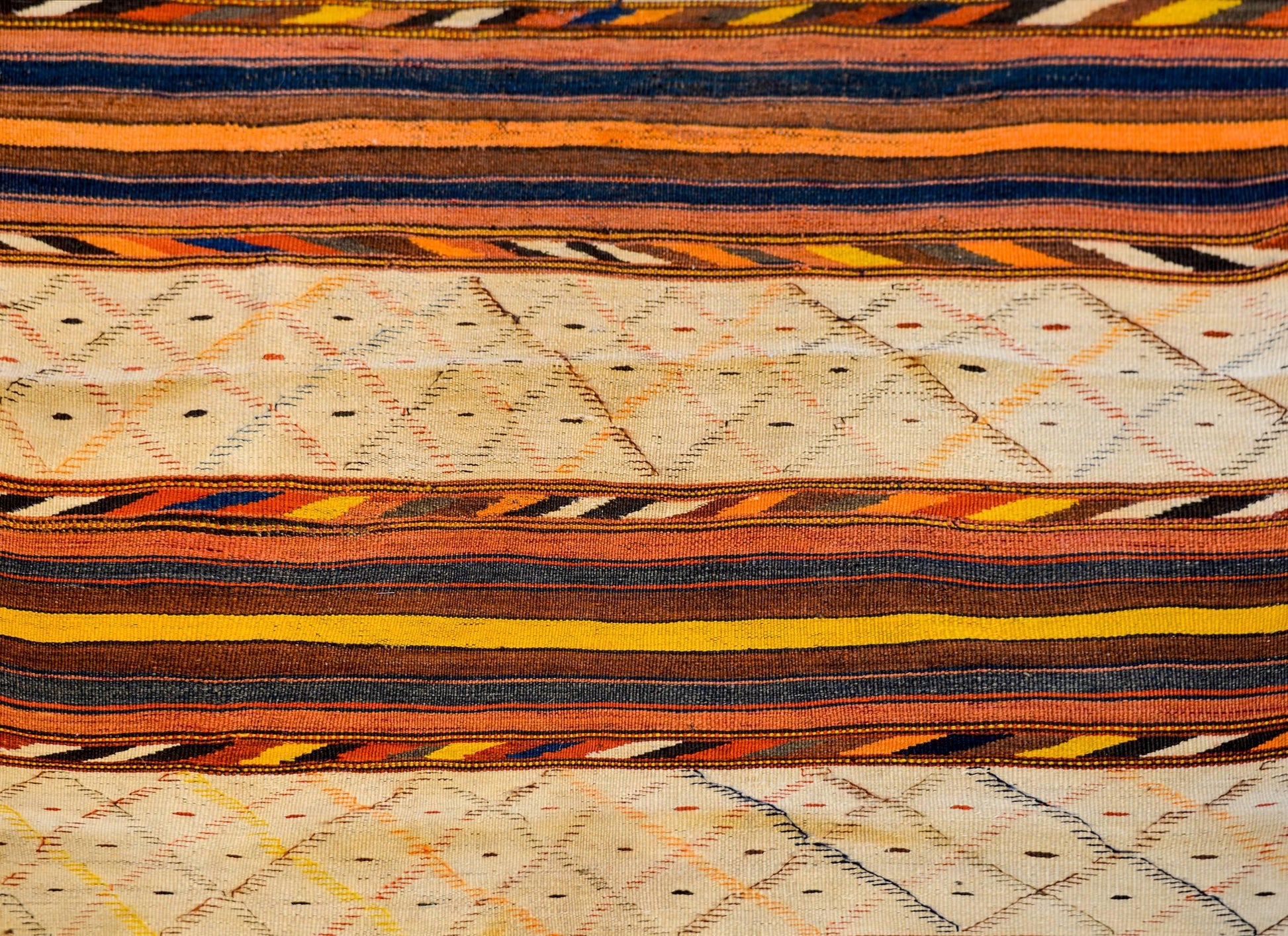 Early 20th Century Zarand Kilim Runner For Sale