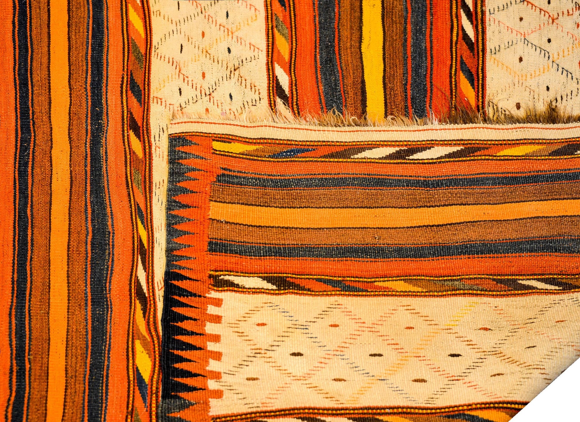 Early 20th Century Zarand Kilim Runner For Sale
