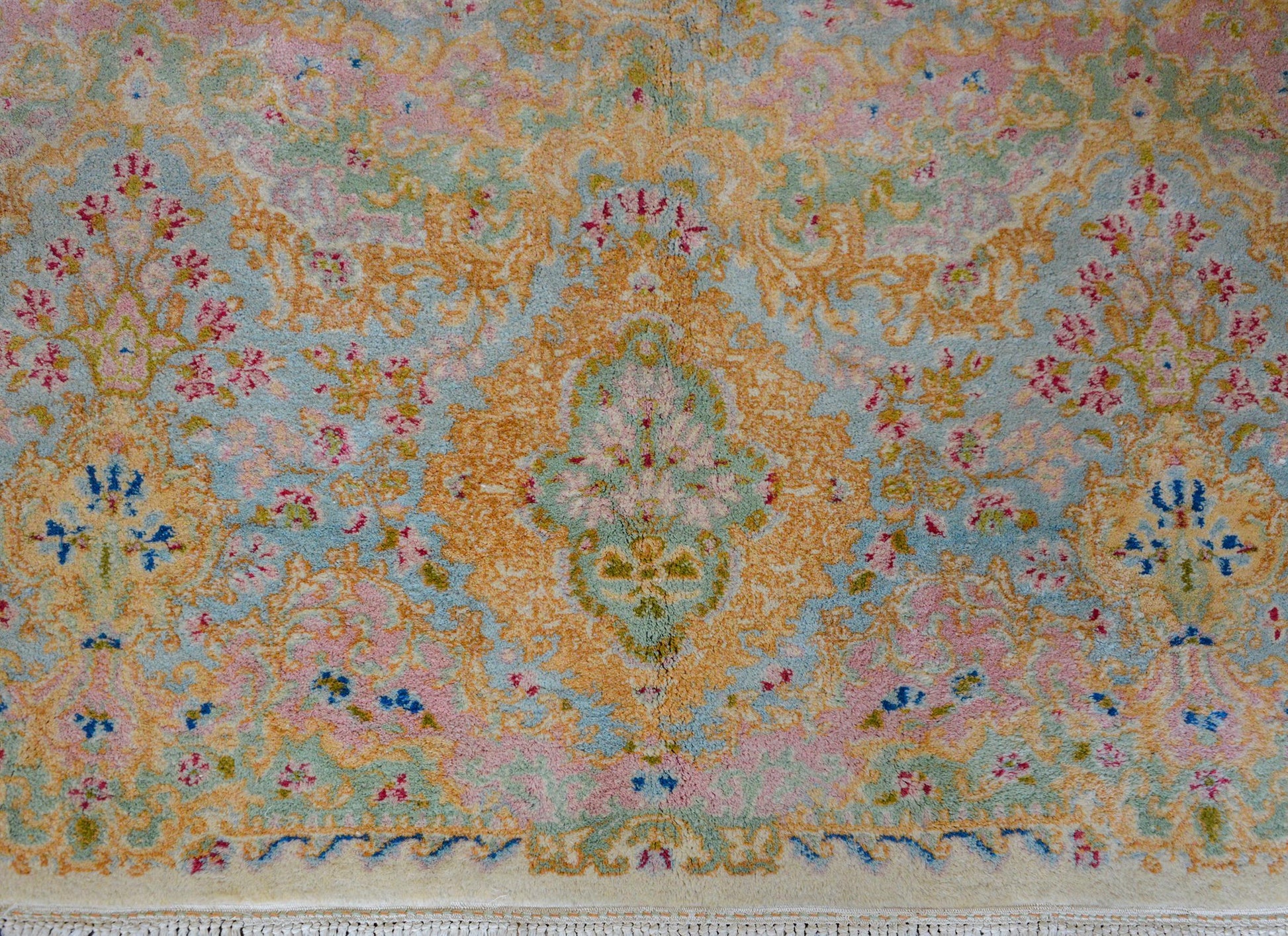 Palatial Size Early 20th Century Kirman Rug For Sale