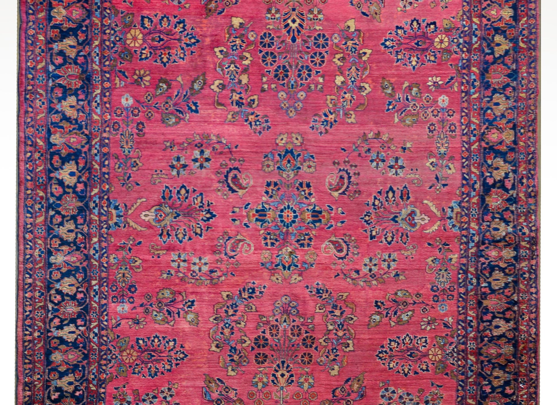 Early 20th Century Sarouk Mohajeran Rug For Sale