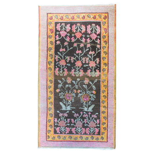 Early 20th Century Central Asian Khotan Rug For Sale