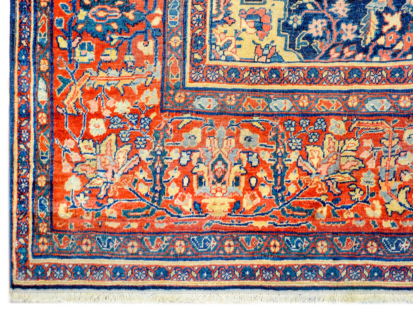 Unbelievable Late 19th Century Sarouk Farahan Rug For Sale