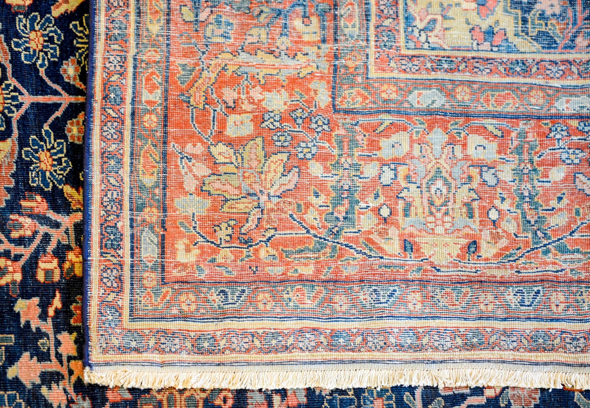 Unbelievable Late 19th Century Sarouk Farahan Rug For Sale