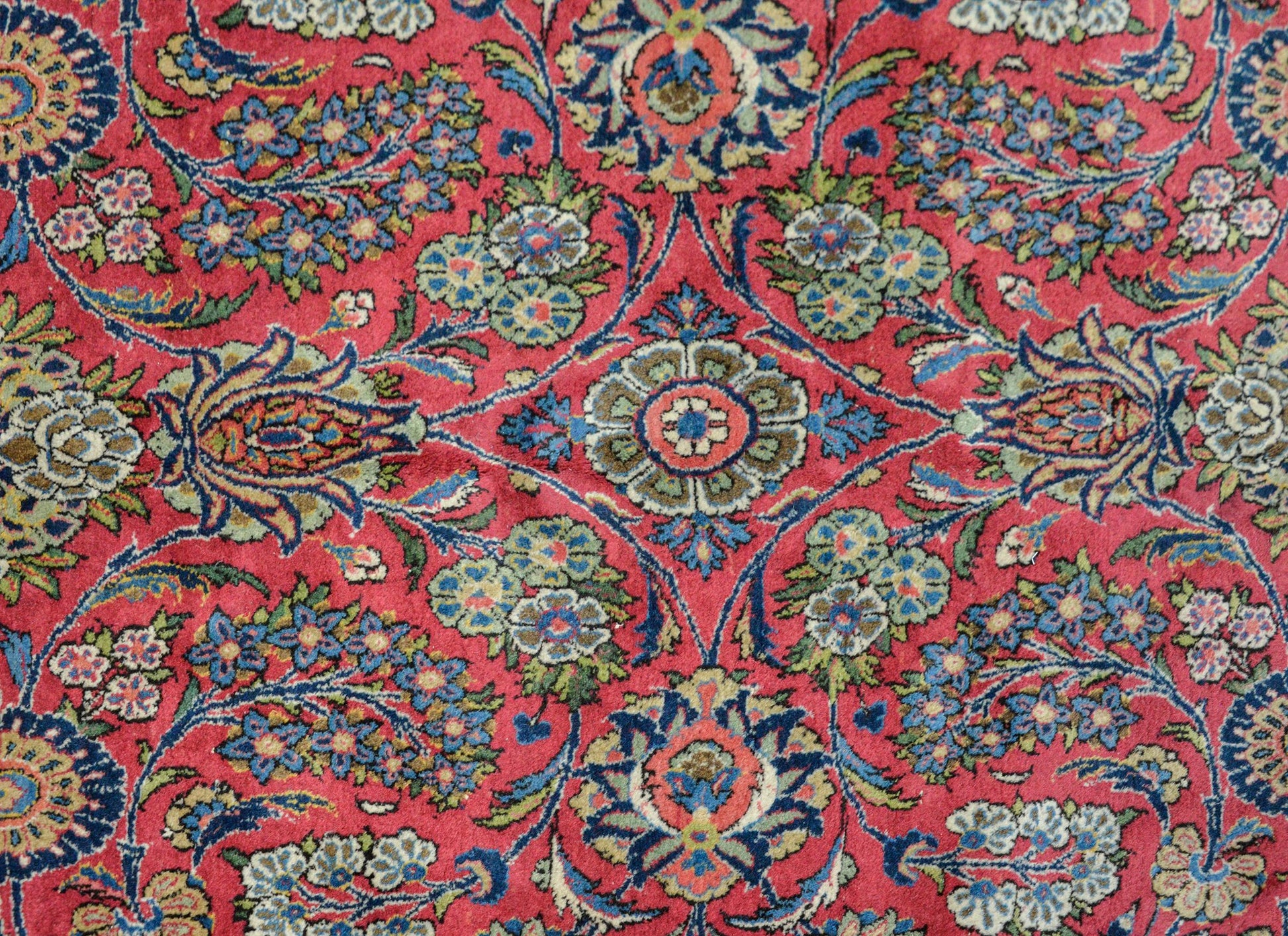 Wonderful Early 20th Century Kashan Dabir Rug For Sale
