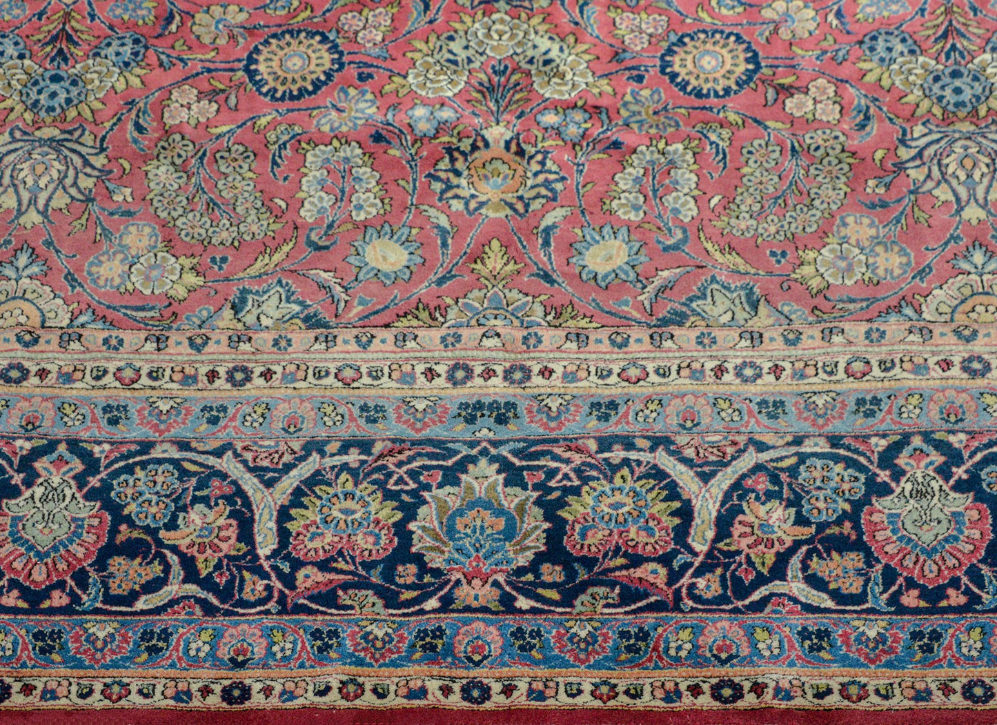 Wonderful Early 20th Century Kashan Dabir Rug For Sale