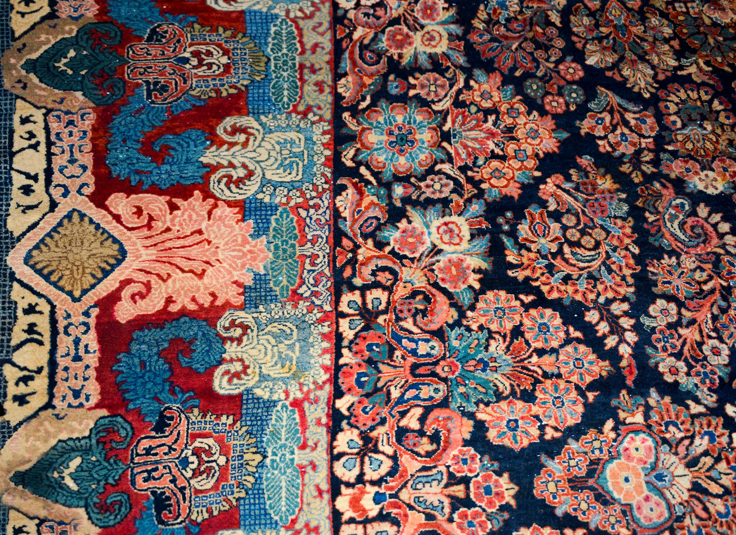 Early 20th Century Persian Sarouk Rug For Sale