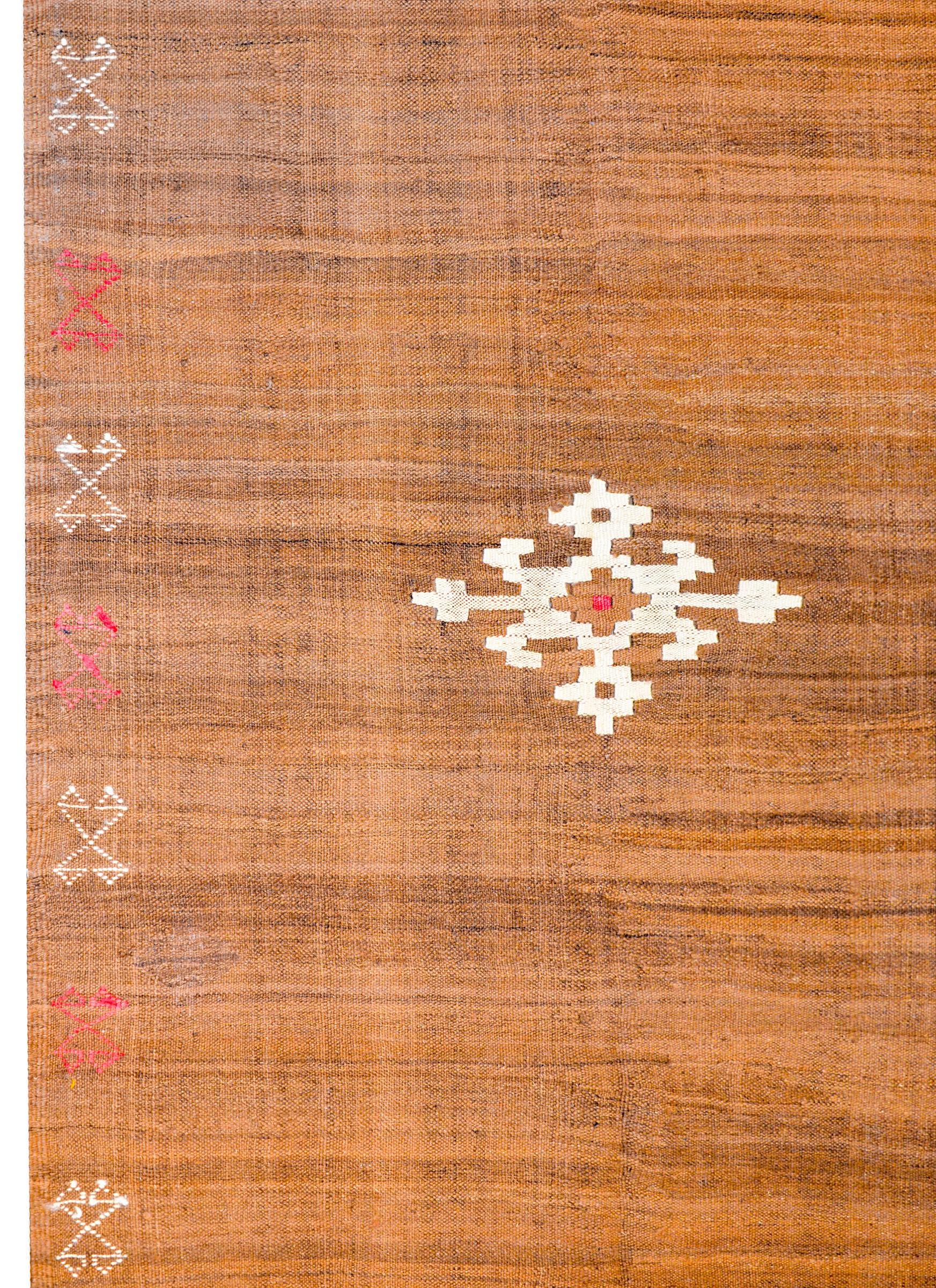 Early 20th Century Shahsavan Kilim Rug For Sale