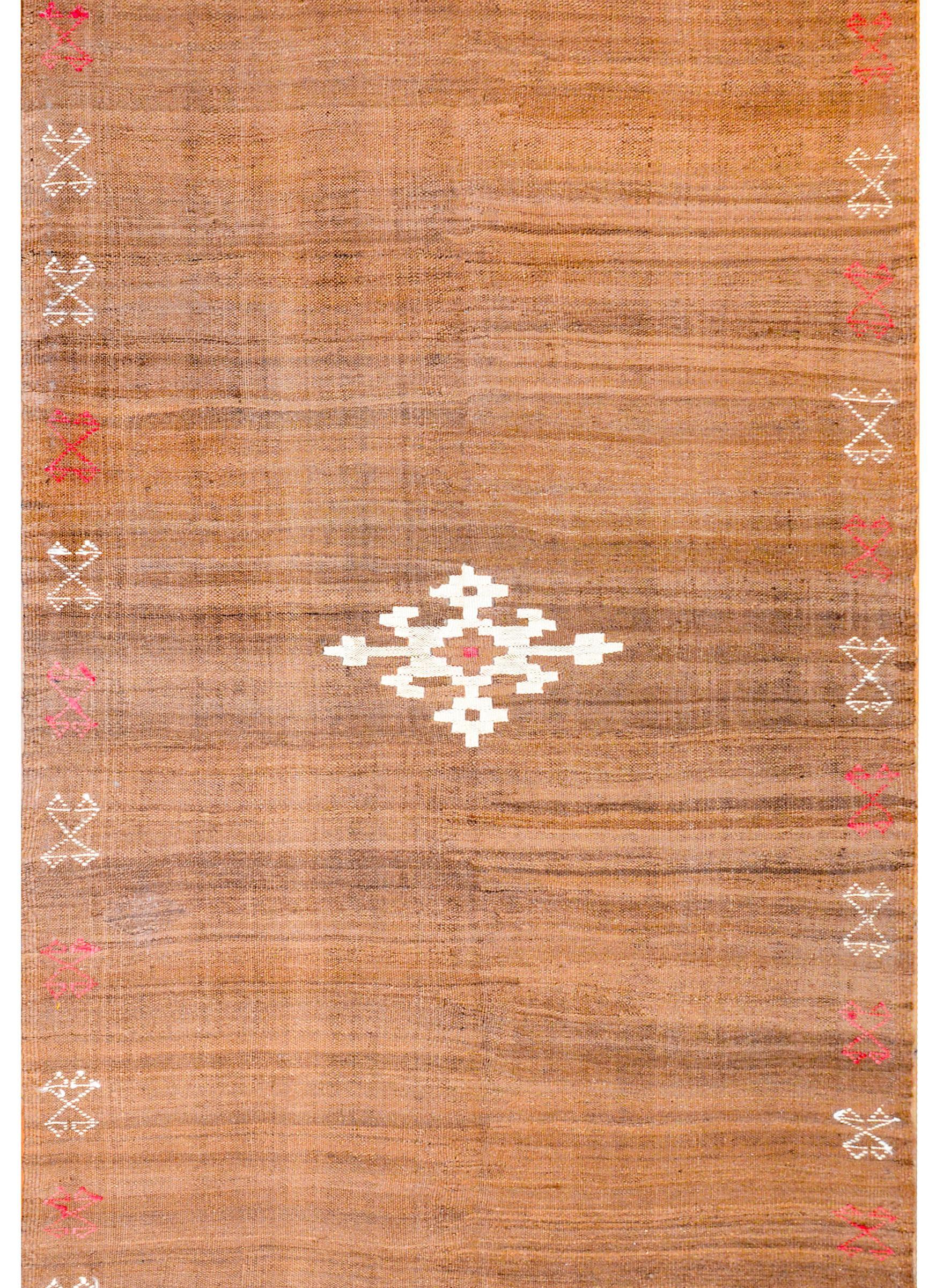 Early 20th Century Shahsavan Kilim Rug For Sale