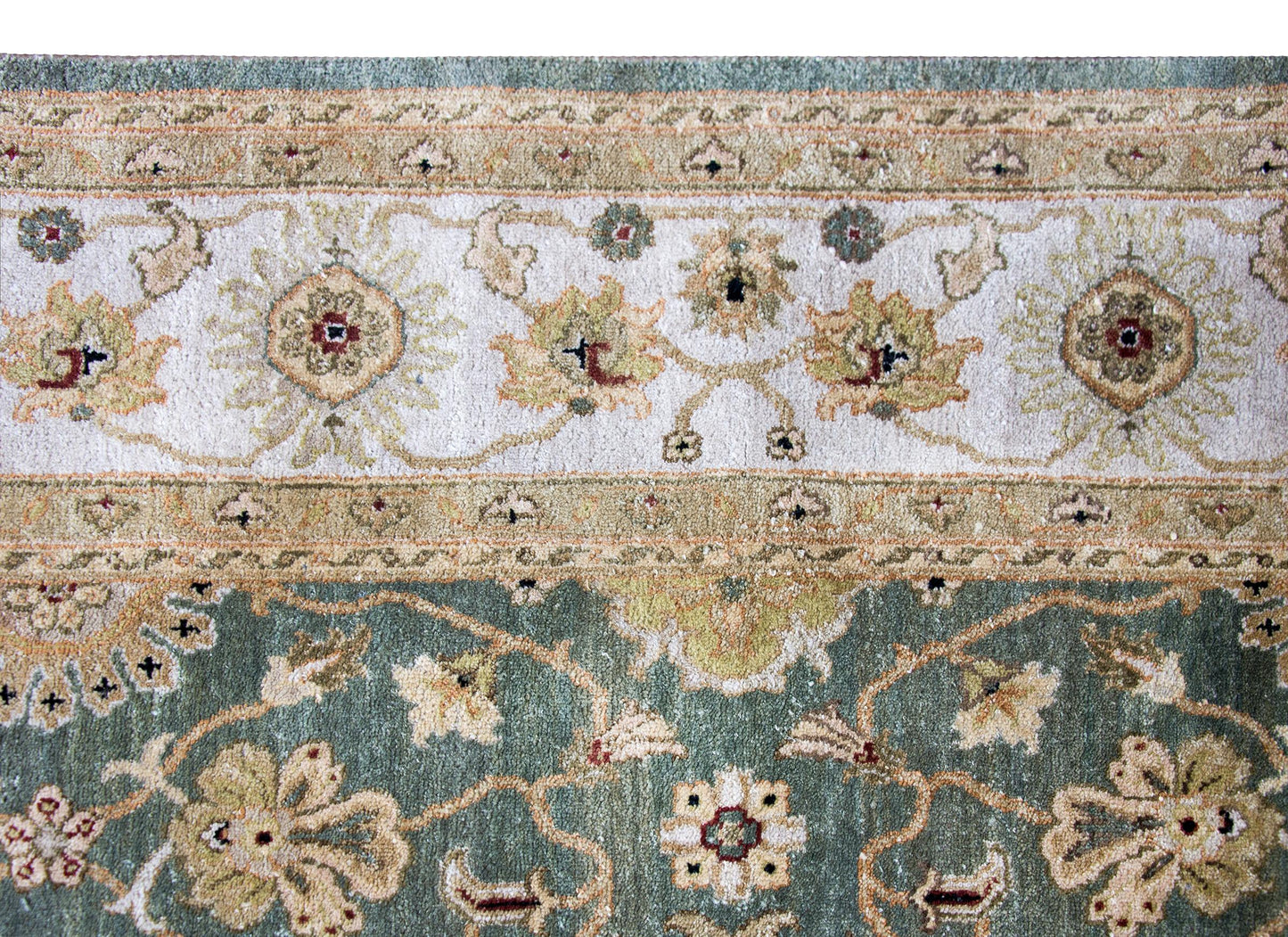 Late 20th Century Indian Tabriz-Style Rug For Sale