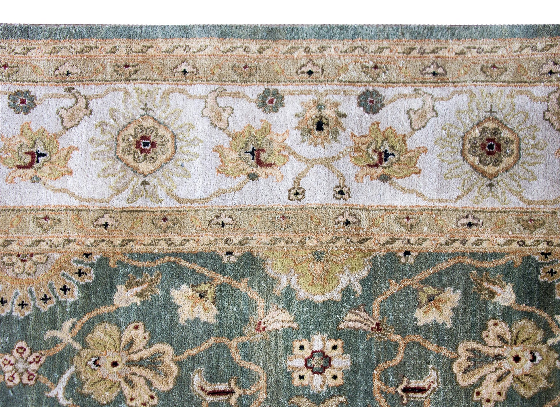 Late 20th Century Indian Tabriz-Style Rug For Sale