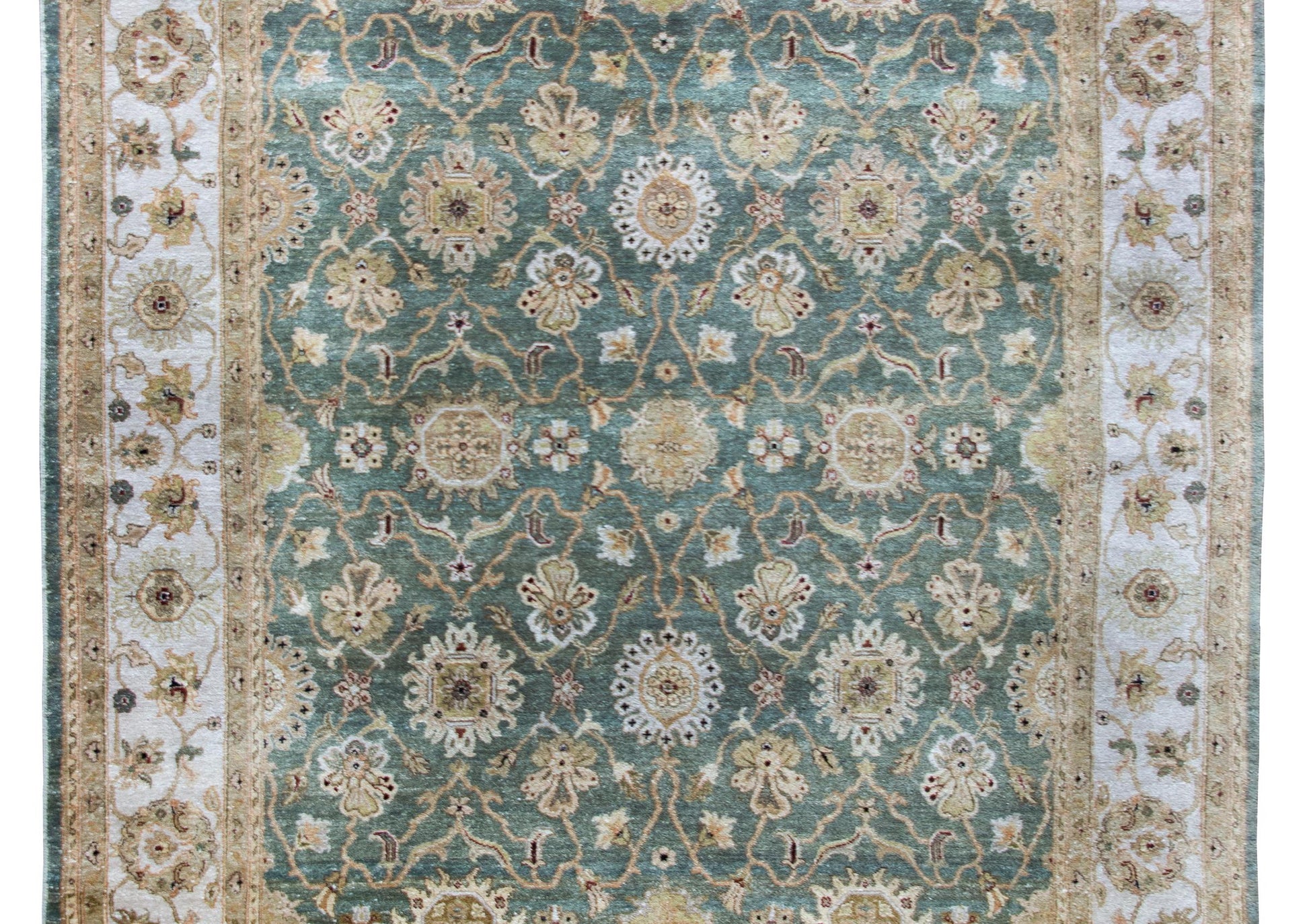 Late 20th Century Indian Tabriz-Style Rug For Sale
