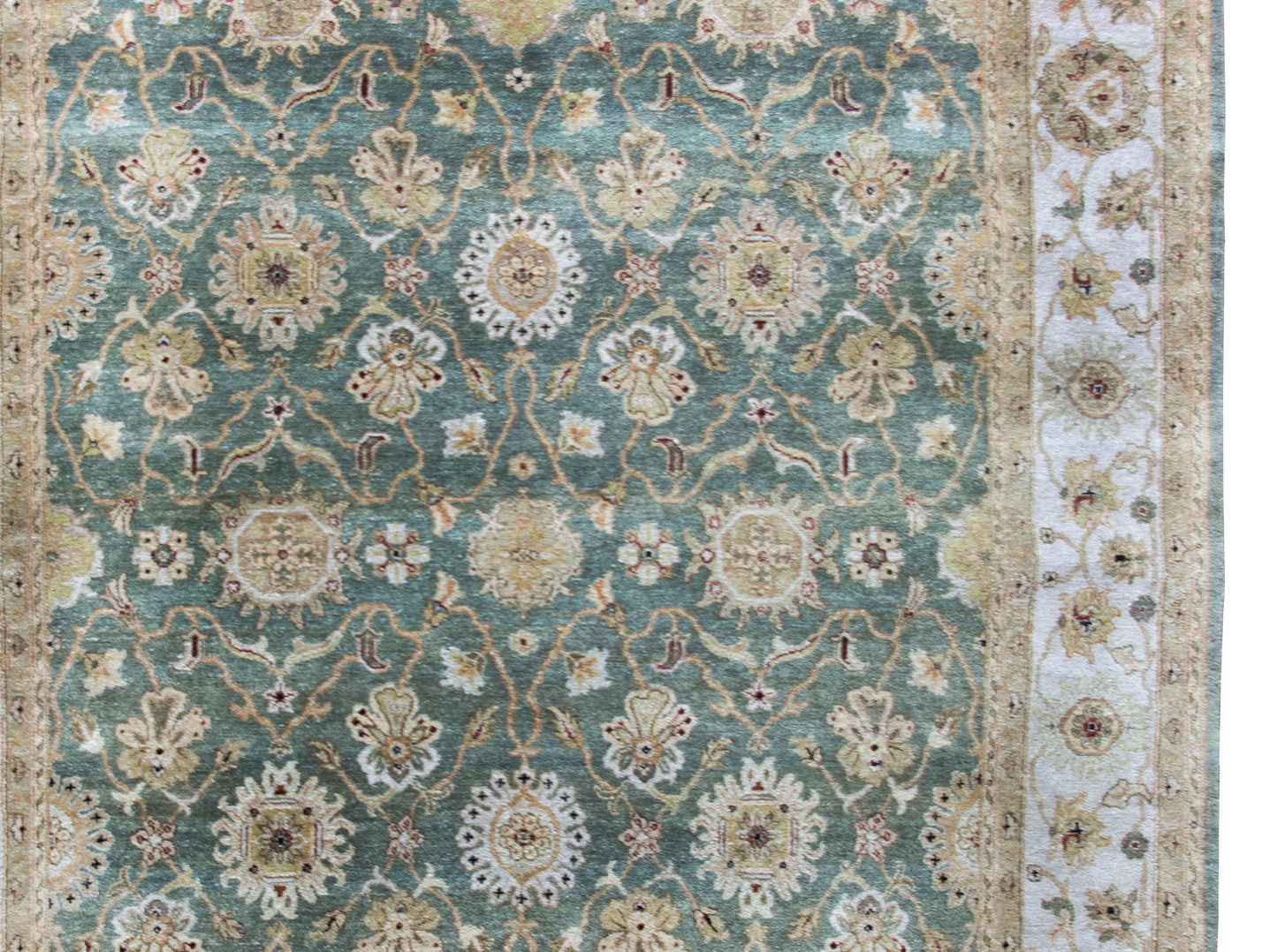 Late 20th Century Indian Tabriz-Style Rug For Sale