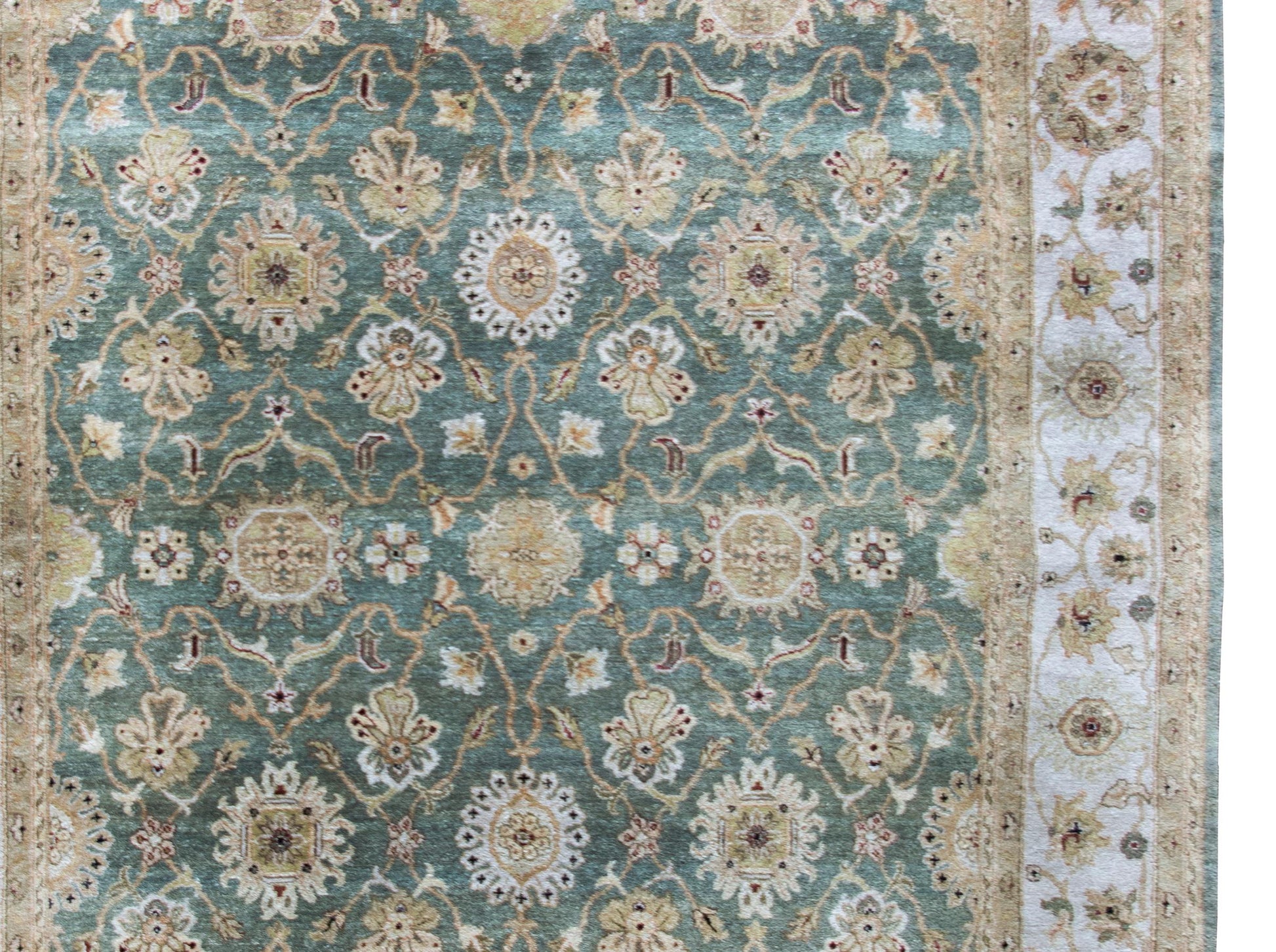 Late 20th Century Indian Tabriz-Style Rug For Sale